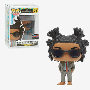 Jean Michel Basquiat NYCC 2019 Exclusive Pop! Vinyl Figure - Collectible Artist Toy for Home Decor & Pop Culture Fans