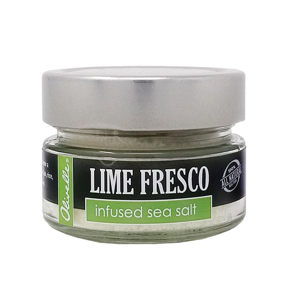 Premium Lime Fresco Sea Salt - Natural, Flaky & Gourmet for Cooking, Baking & Seasoning - Perfect for Seafood, Salads & Grilled Dishes