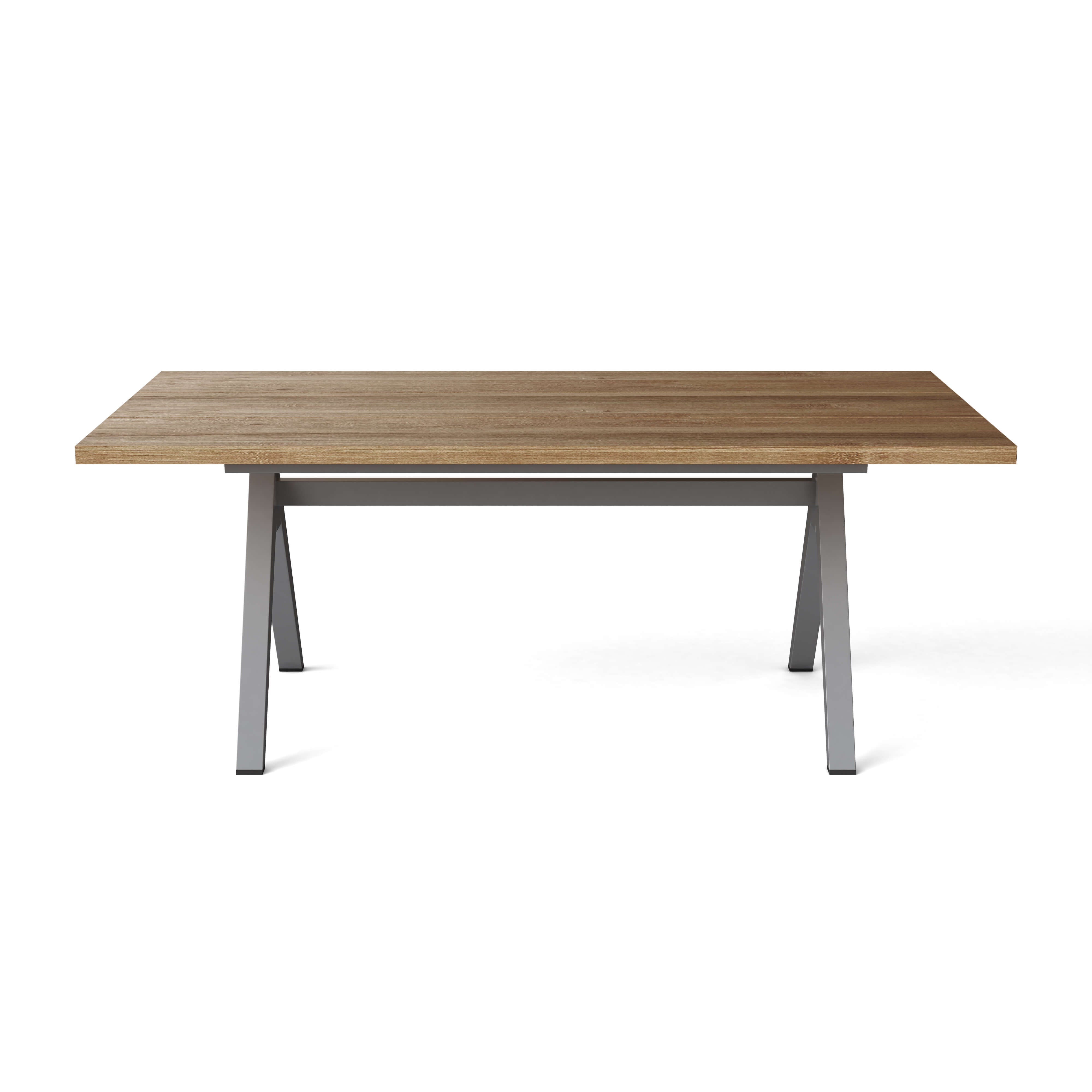 Alura 79-Inch Modern Dining Table - Solid Wood Kitchen Table for 6-8 People - Perfect for Family Gatherings, Dinner Parties & Everyday Meals