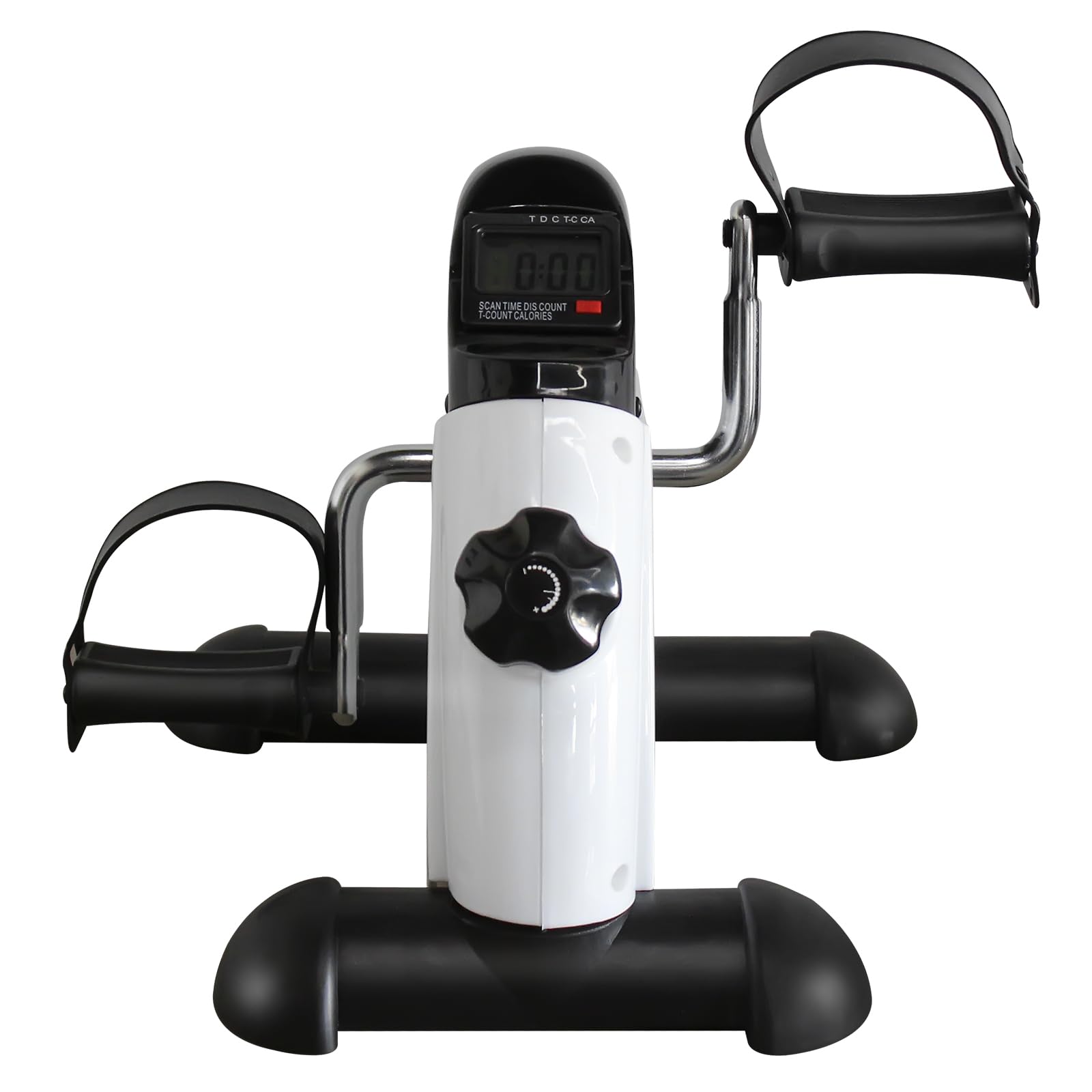 Under Desk Bike Pedal Exerciser - Mini Exercise Bike for Legs & Arms with LCD Display - Portable Home & Office Workout Equipment for Sitting Fitness & Active Lifestyle