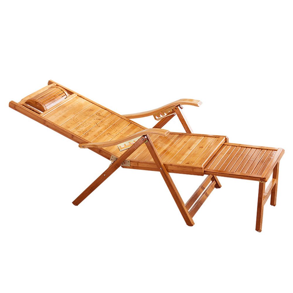 YNN Bamboo Rocking Chair - Comfortable Lounge Chair for Adults, Perfect for Napping, Relaxing & Home Leisure - Ideal for Living Room, Balcony & Outdoor Use