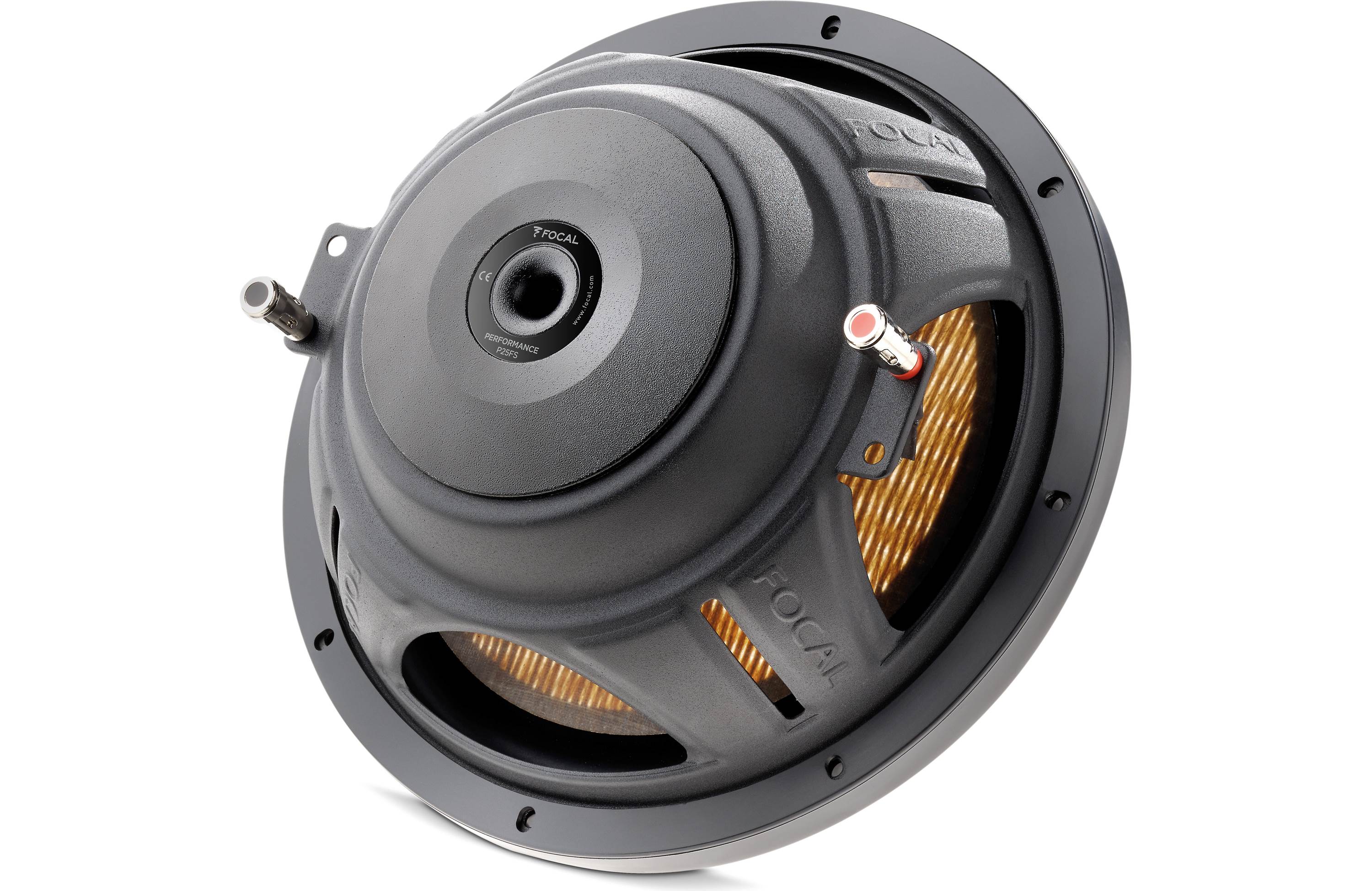 Focal SUB P 25FSE 10 Flax EVO Series 4 Ohm Shallow Component Subwoofer - Premium Car Audio Bass for Trucks & SUVs - Perfect for Custom Installations & Upgraded Sound Systems