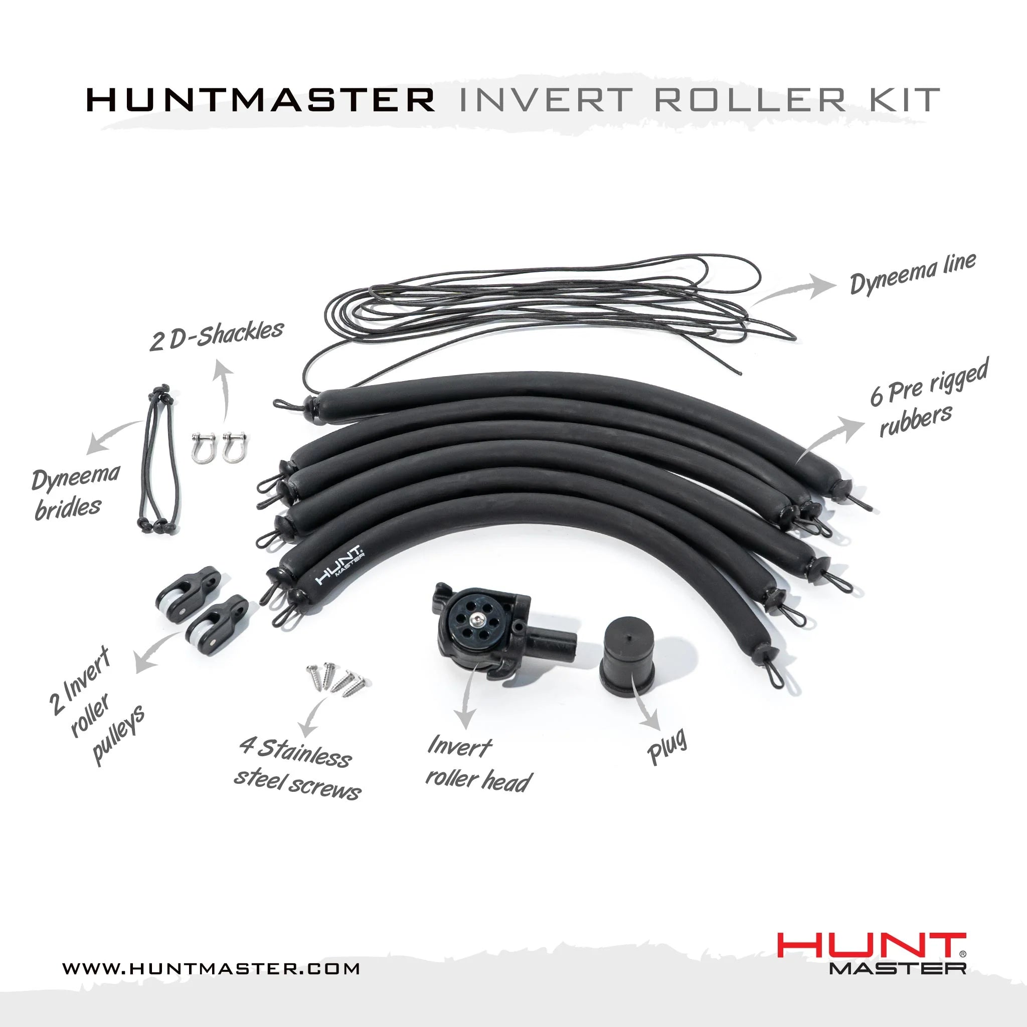 Hunt Master Invert Roller Head Full Kit - Woomera Spear Fishing Gear for Underwater Hunting | Perfect for Spearfishing, Free Diving, and Ocean Adventures