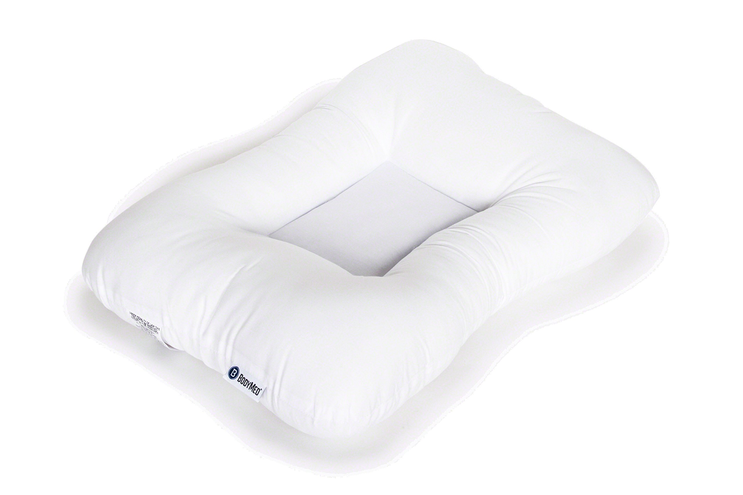 BodyMed Body Sport Standard Pillow - Medium Firmness, White - Orthopedic Support for Neck & Back Pain Relief - Perfect for Side, Back & Stomach Sleepers