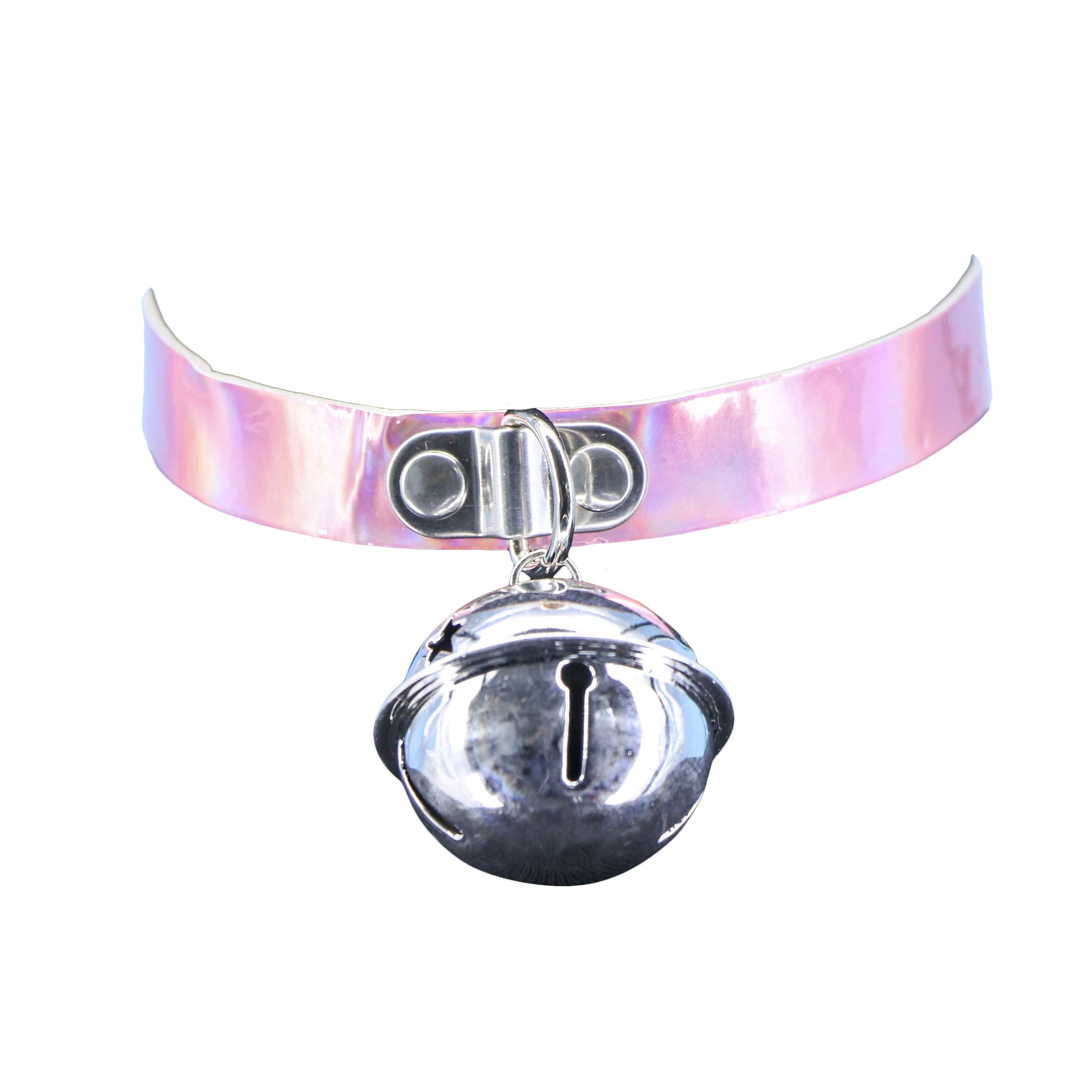 Arsimus Kawaii Anime Cat Bell Choker Necklace - Cute Japanese Style Pet Collar for Cosplay, Halloween & Everyday Fashion Accessories