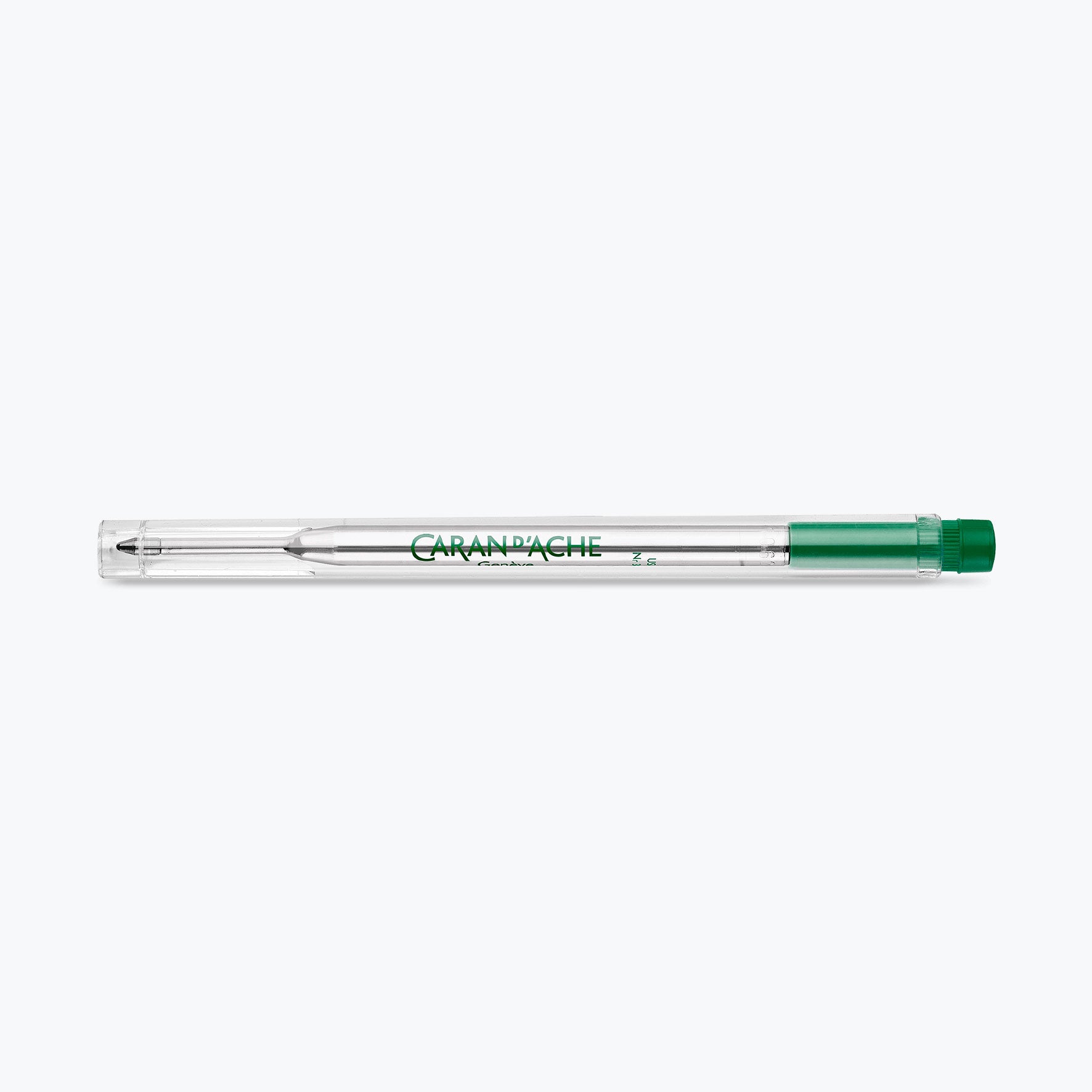 Caran d'Ache Goliath Ballpoint Pen Refill - Medium Point, Green Ink - Smooth Writing for Office, School & Everyday Use