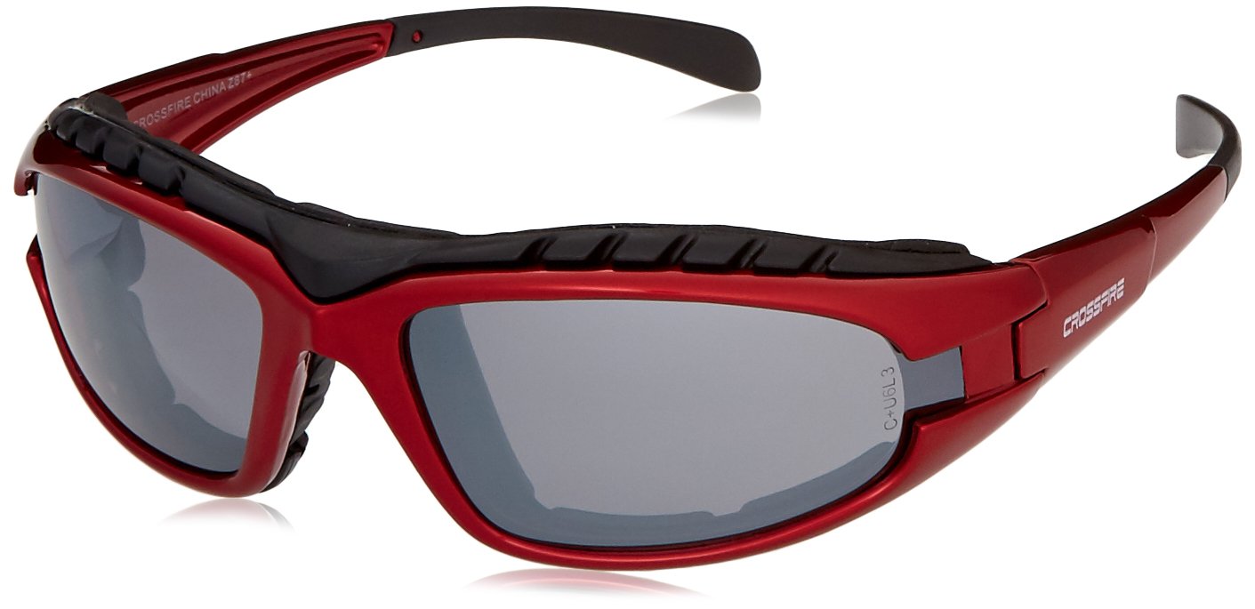 Diamond Back Foam Lined Safety Glasses - ANSI Z87.1 Certified, Anti-Fog & Scratch Resistant for Construction, Woodworking & DIY Projects
