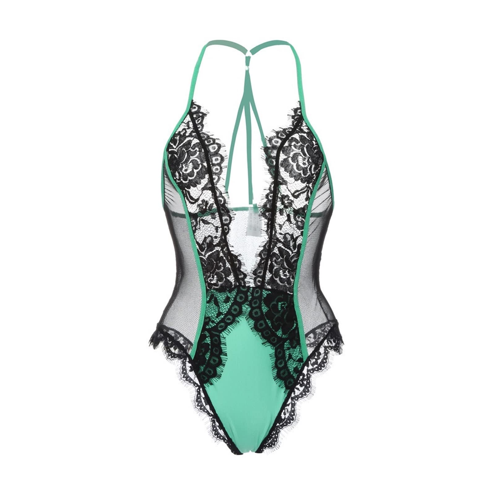 Plus Size Women's Lace Underwear & Corset One-Piece Pajama Set - Sexy Lingerie for Curvy Women | Perfect for Sleepwear, Boudoir, and Special Occasions