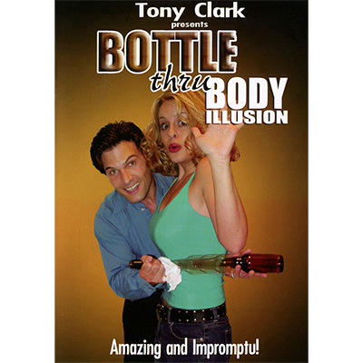 Tony Clark Bottle Thru Body Magic Trick - Digital Download (No Gimmick Included) | Perfect for Street Magic & Close-Up Performances