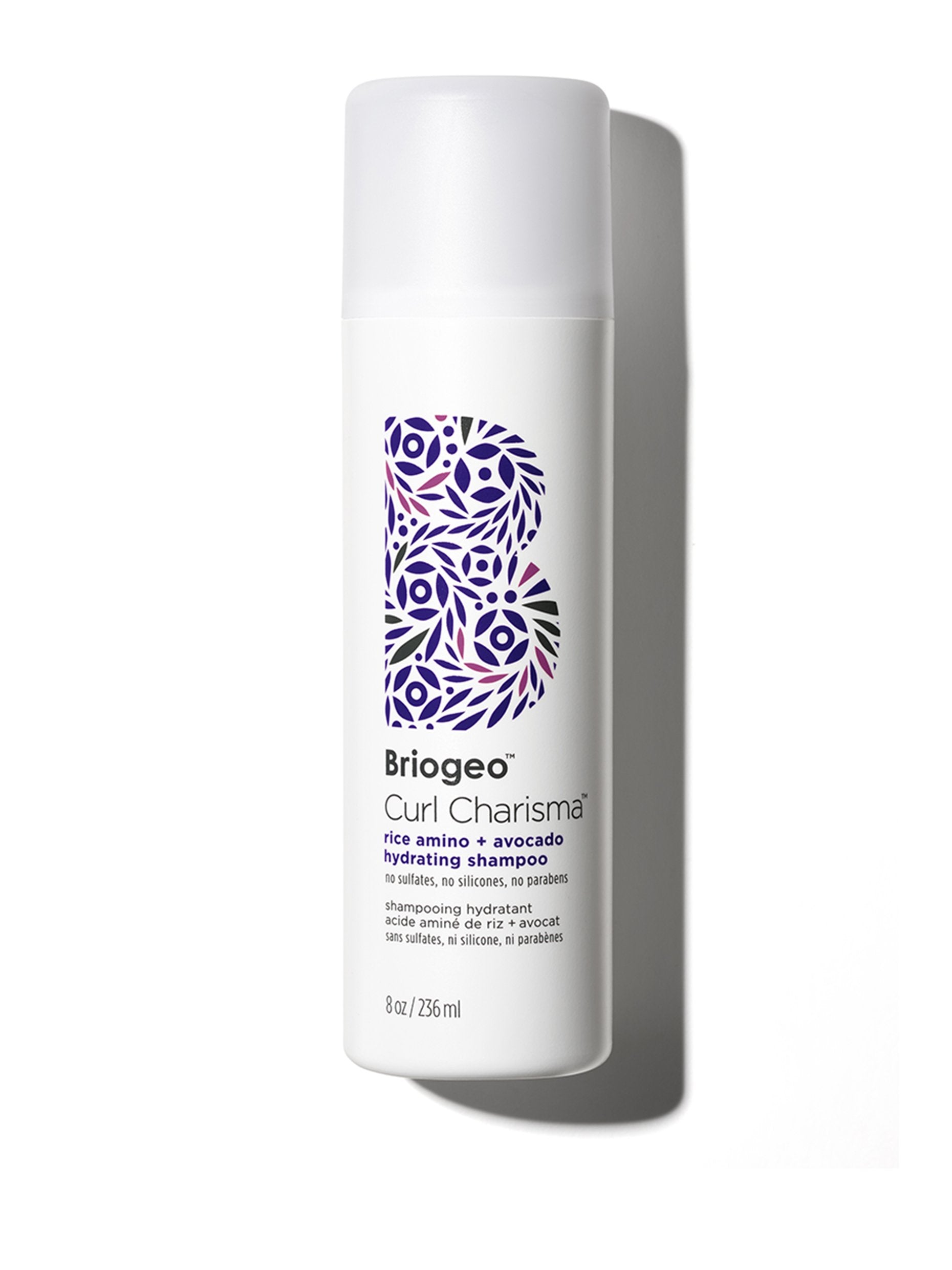 Curl Charisma™ Rice Amino + Avocado Hydrating Shampoo for Curly Hair - Sulfate Free, Moisturizing & Frizz Control Shampoo - Perfect for Dry, Damaged Curls - Salon Quality Hair Care for Natural Curls