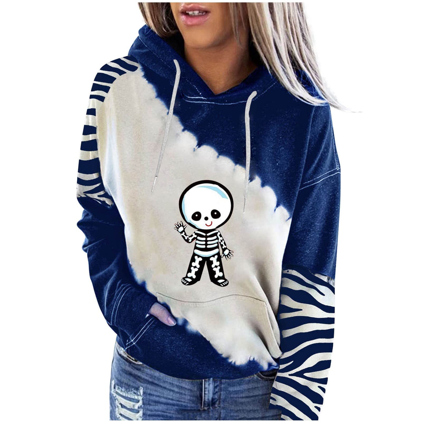 Halloween T-Shirts for Women - Plus Size Boat Neck Hiking Shirt, Soft Loose Work Tunic Blouse | Perfect for Halloween Parties, Outdoor Activities & Casual Wear