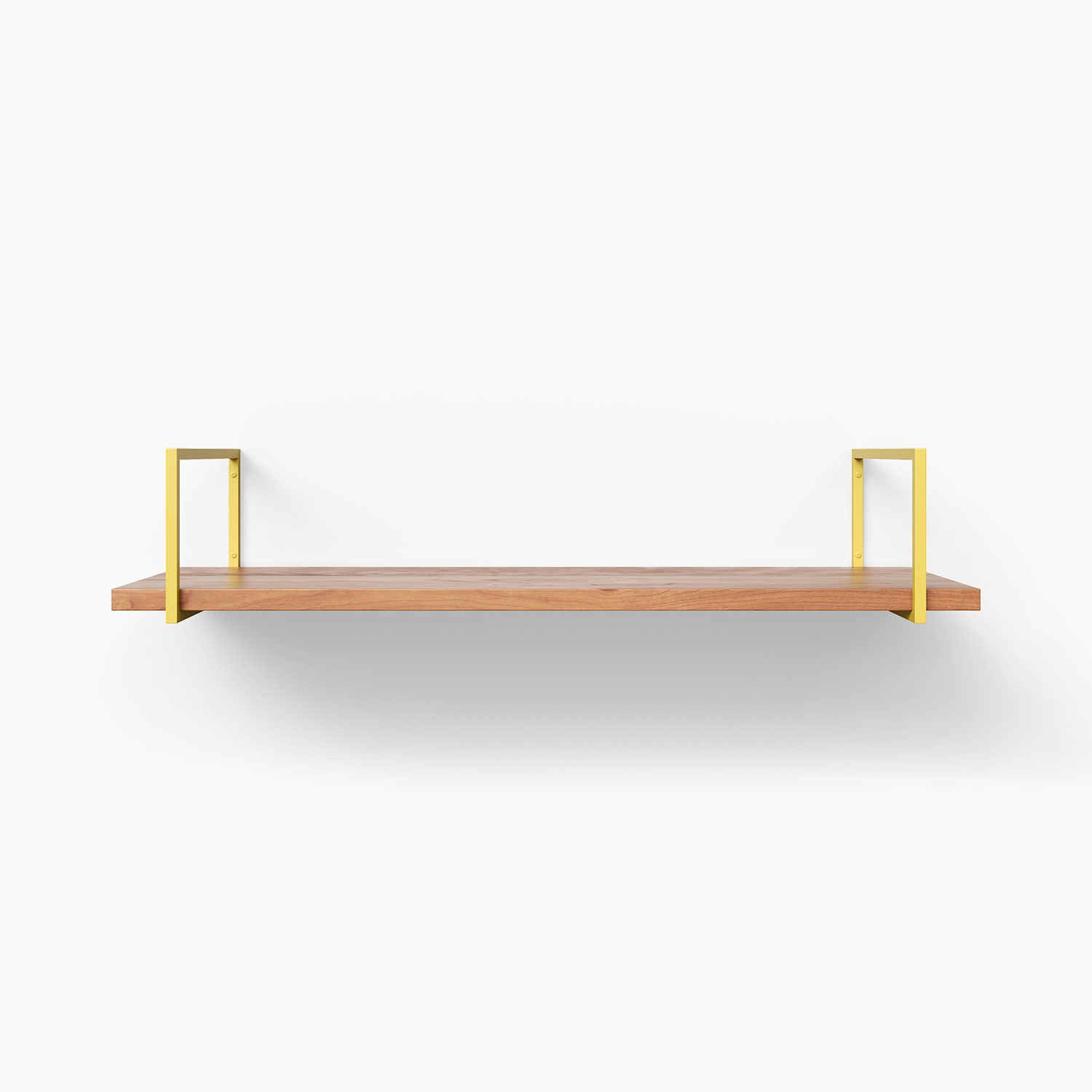 Bart Cherry Wall Shelf - Rustic Wood Floating Shelf for Home Decor, Books & Plants | Perfect for Living Room, Bedroom & Bathroom Storage