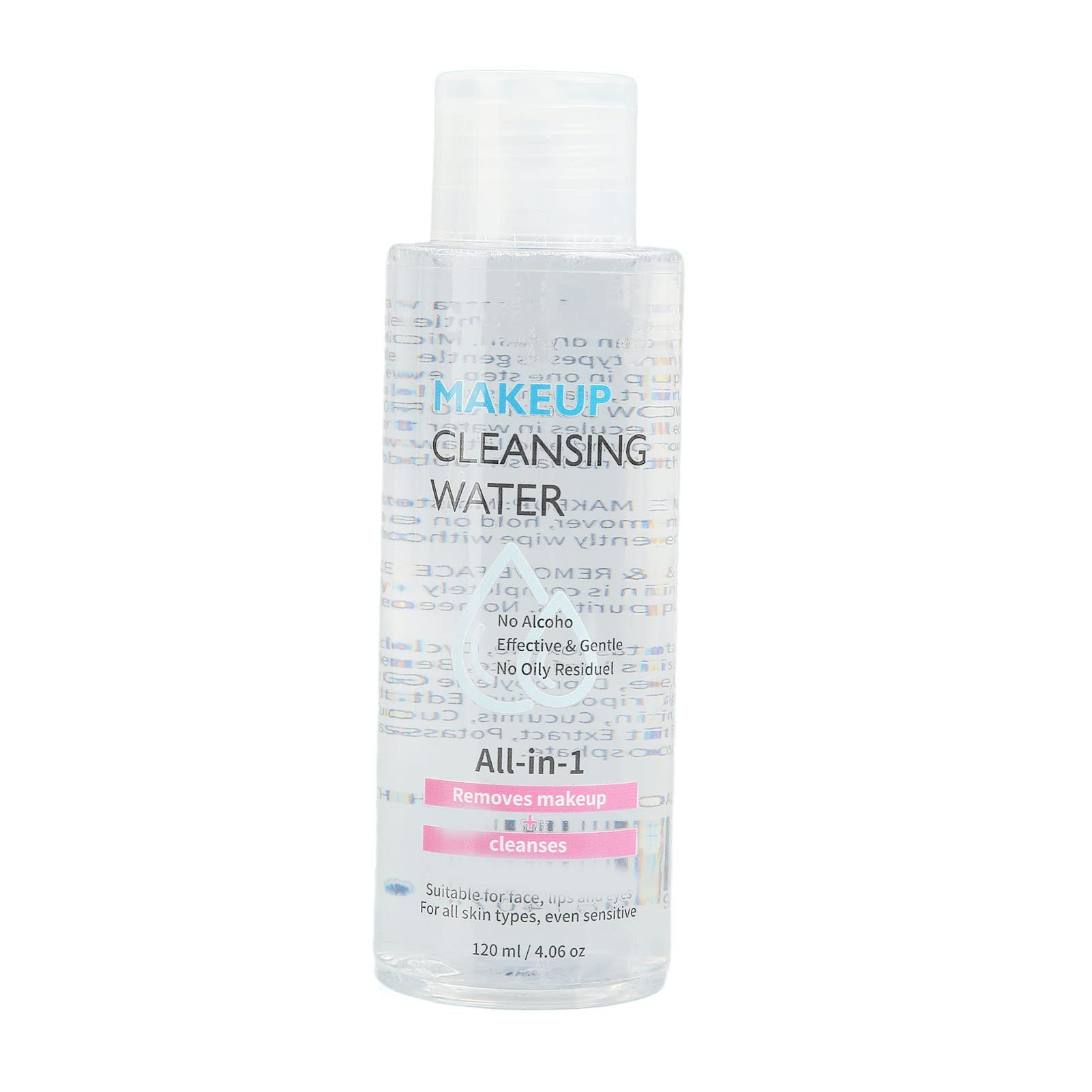 120ml Gentle Makeup Remover Water - Mild Cleansing Solution for Daily Use & Cosplay | Hydrating Facial Cleanser for Men & Women | Perfect for Sensitive Skin & Quick Makeup Removal