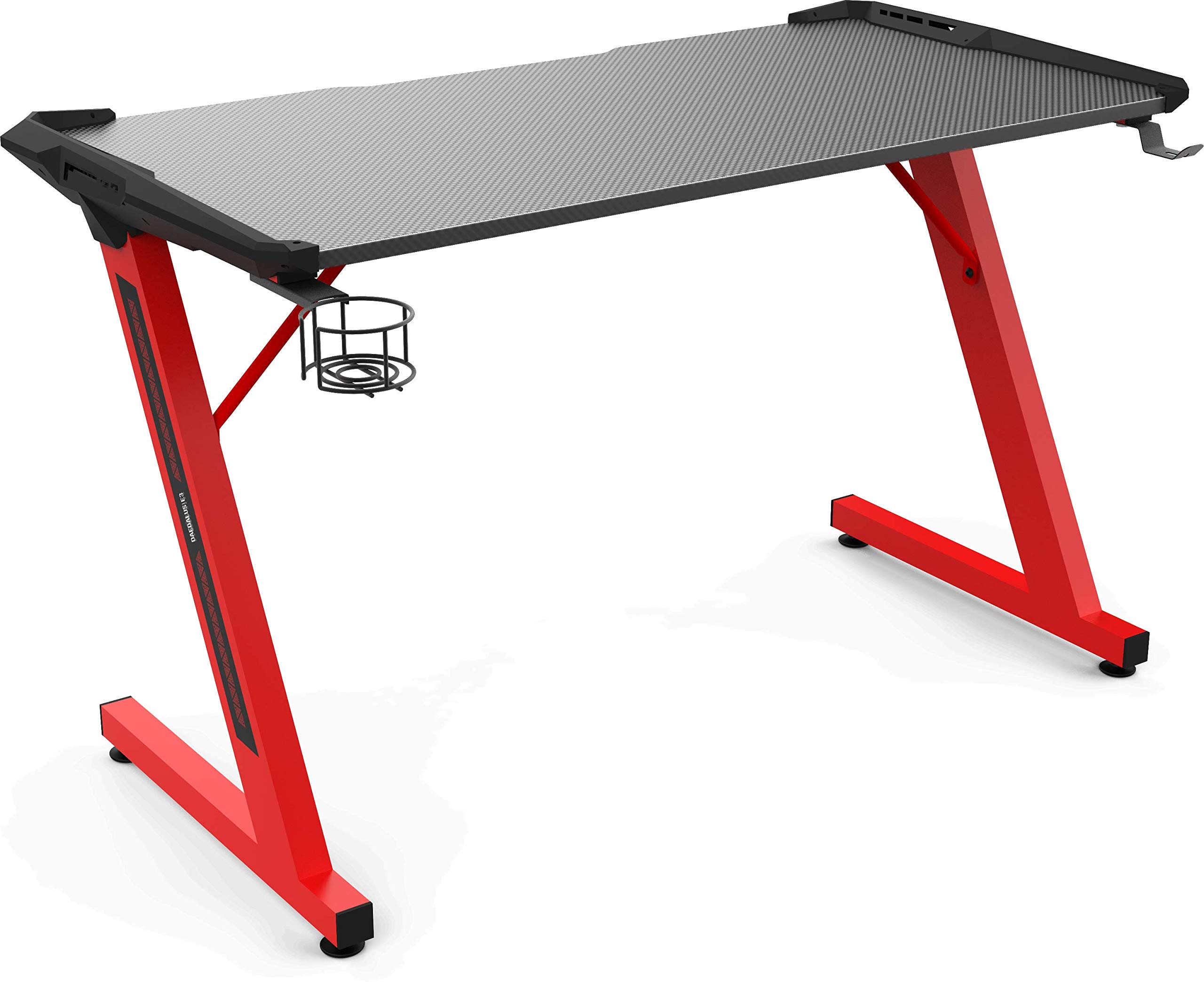 GAMDIAS Zeus XL Gaming Desk with Carbon Fiber Surface - 63