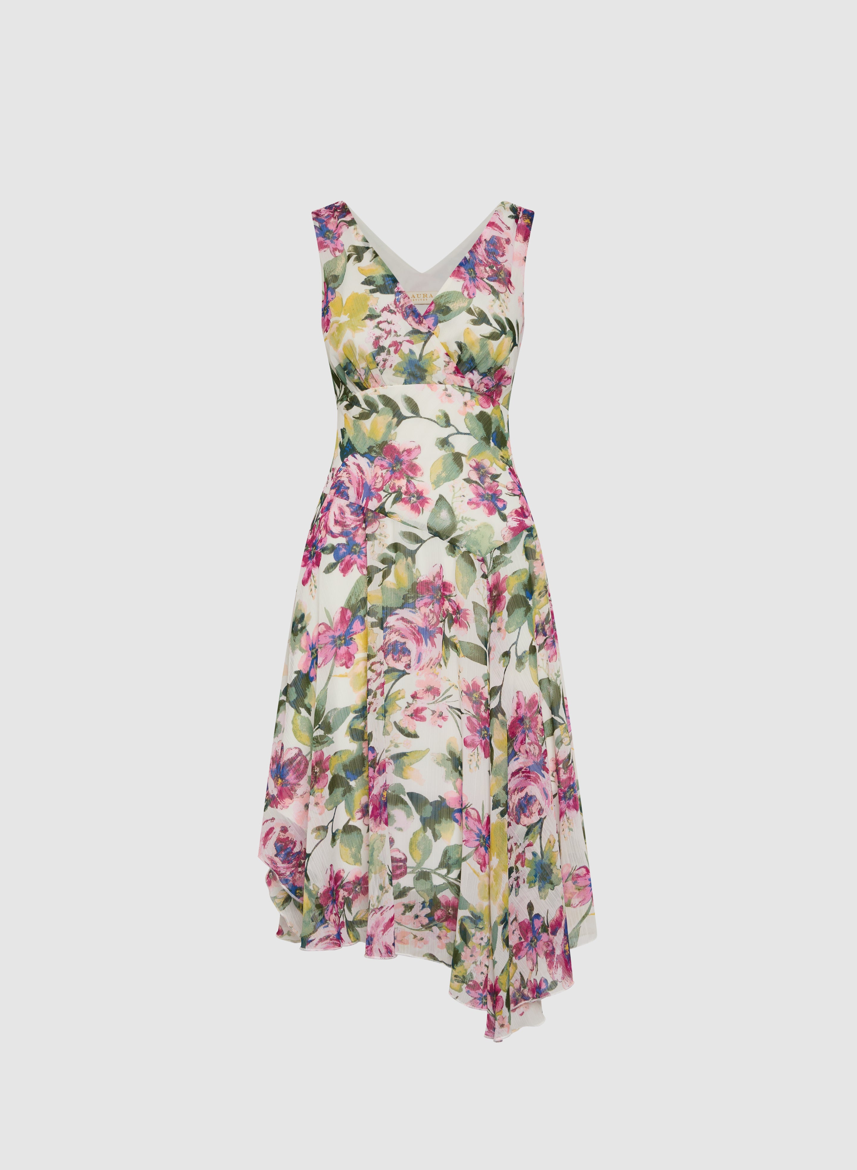 Floral Print Dress for Women - Summer Flowy Boho Maxi Dress with Pockets - Perfect for Beach, Vacation & Casual Outings