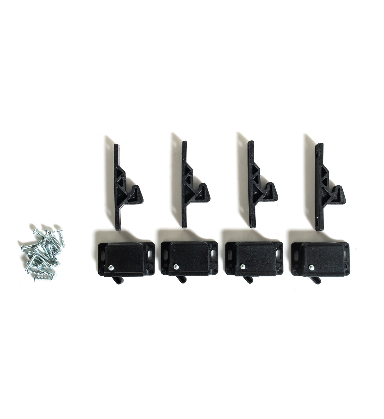 Stainless Steel Cabinet Pull Latches - Heavy Duty Drawer Handles for Kitchen, Bathroom & Furniture (Set of 10) - Perfect for Cabinets, Dressers, Closets & DIY Home Improvement Projects