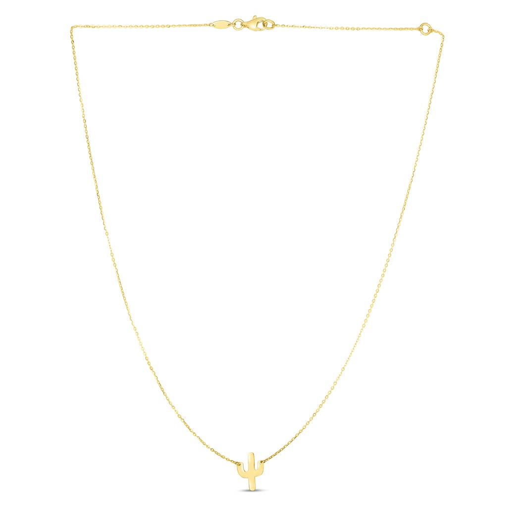 14K Yellow Gold Polished Chain Necklace with Lobster Clasp - 18 Inch Dainty Jewelry Gift for Women, Brides, Girlfriends | Perfect for Anniversaries, Birthdays & Special Occasions