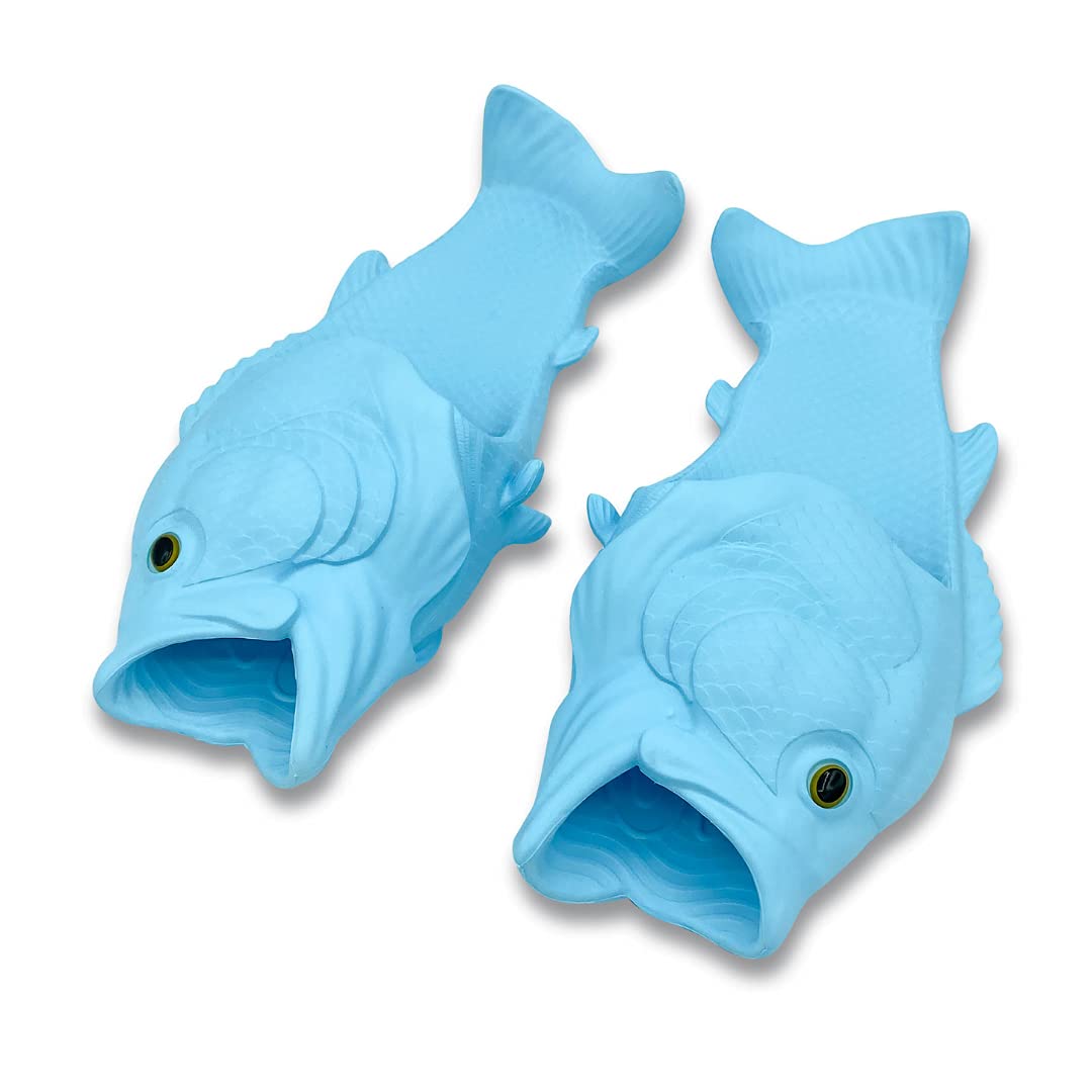 Coddies Fish Flip Flops - The Original Funny Fish Slippers | Unisex Sandals for Men, Women & Kids | Non-Slip Pool, Beach & Shower Shoes | Perfect Gift for Summer Vacations, Beach Parties & Relaxing at Home