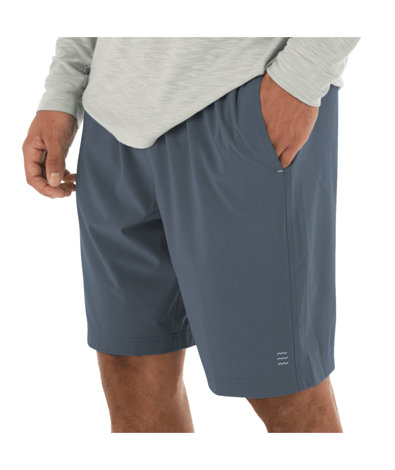Men's Free Fly 7 Lined Breeze Shorts - Lightweight Quick-Dry Comfortable Athletic Shorts for Running, Gym & Outdoor Activities