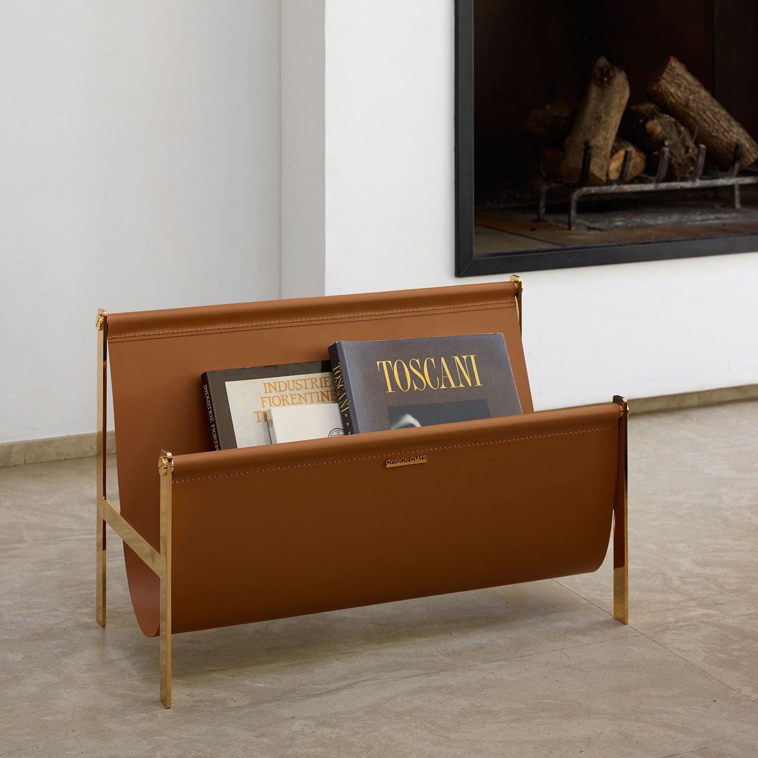 Opinion Ciatti Portariviste Modern Magazine Rack - Stylish Storage for Living Room, Office & Waiting Areas