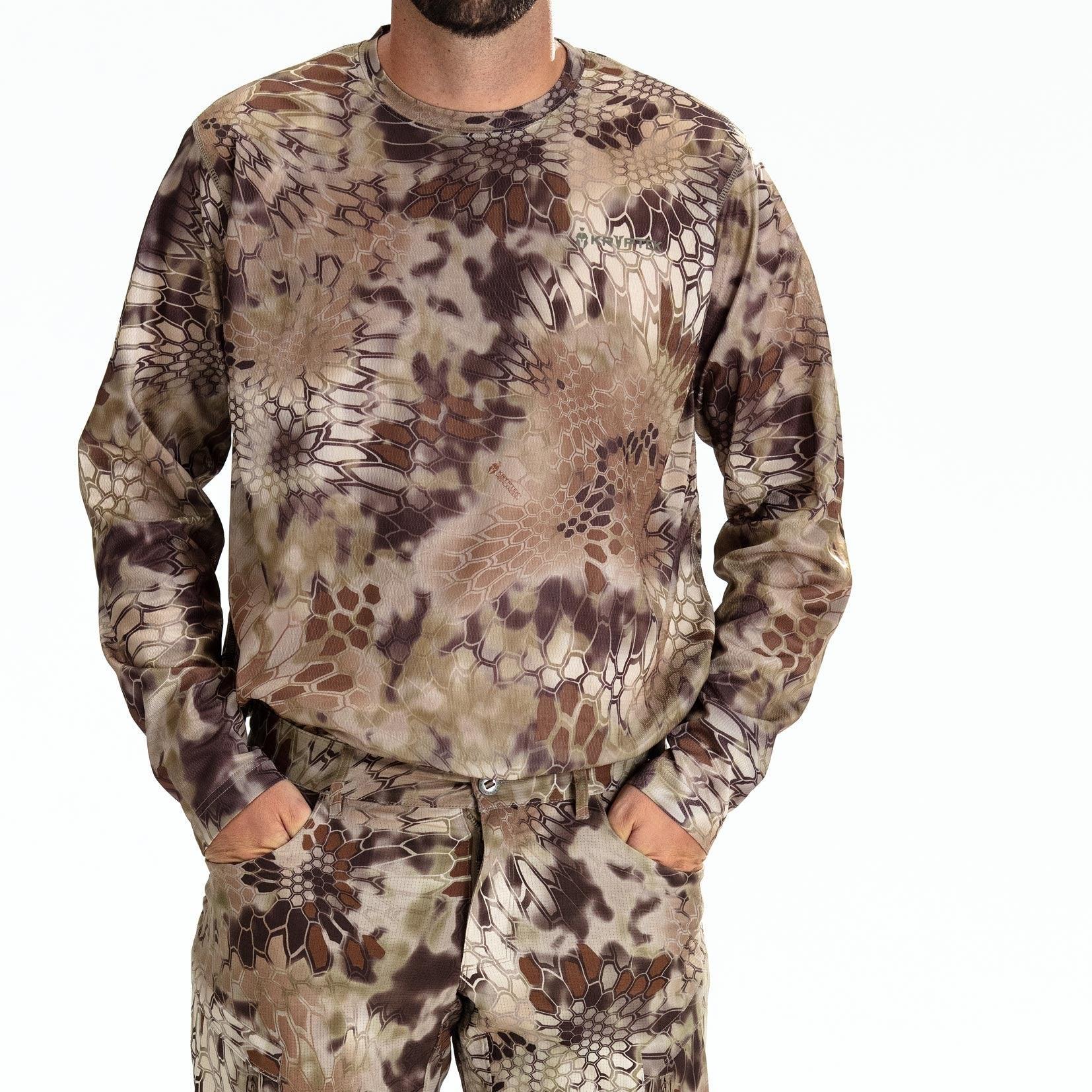Hyperion Long Sleeve Crew Neck T-Shirt for Men - Soft Cotton Comfort Fit Casual Shirt - Perfect for Work, Gym & Everyday Wear