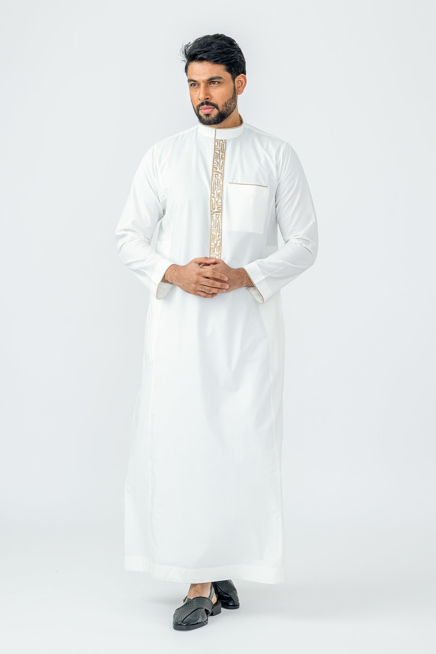 Al Huruf Jubba - Traditional Arabic Thobe for Men - Perfect for Eid, Weddings & Special Occasions