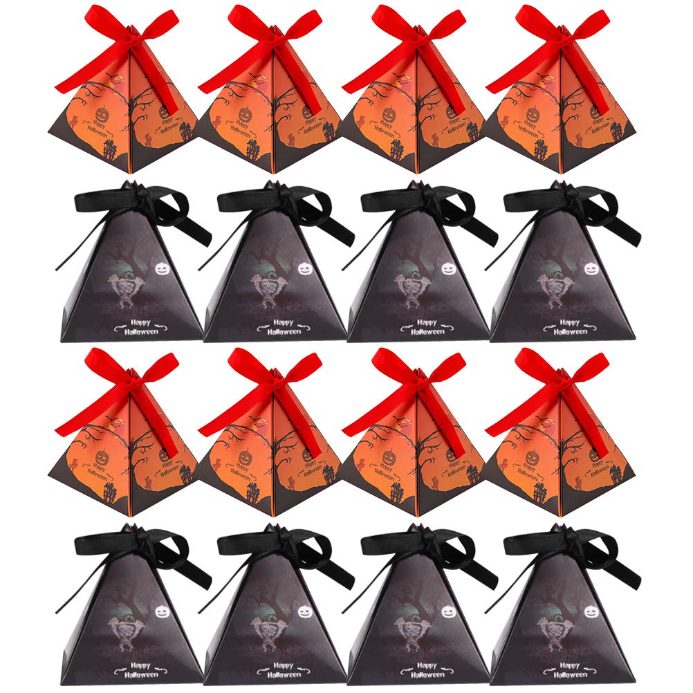 ABOOFAN 20-Piece Portable Candy Storage Containers - Airtight Cookie & Treat Boxes for Halloween Party Decorations, Birthday Favors, and Classroom Snack Organization