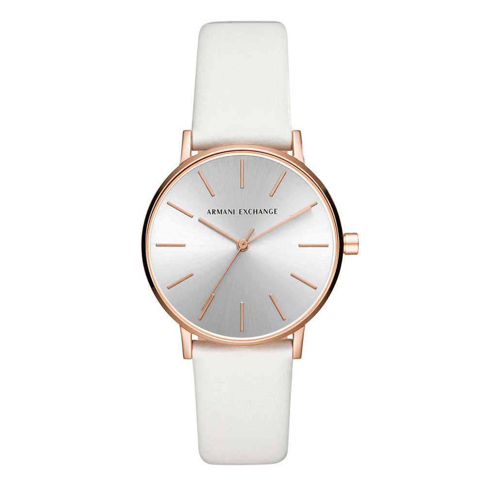 ARMANI EXCHANGE AX5562 Women's Luxury Watch - Stainless Steel Case & Leather Band - Perfect for Business, Parties & Everyday Wear