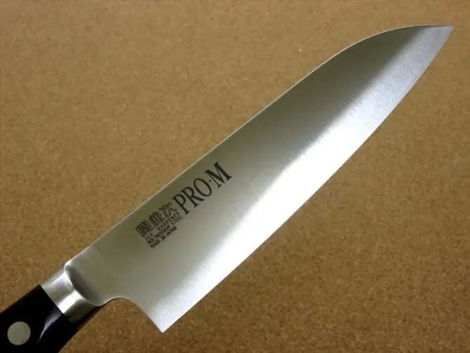 Kanetsugu Pro M Santoku Knife 7-inch Japanese Kitchen Knife - High Carbon Stainless Steel Blade for Precise Chopping, Slicing & Dicing - Perfect for Home Chefs & Professional Cooking