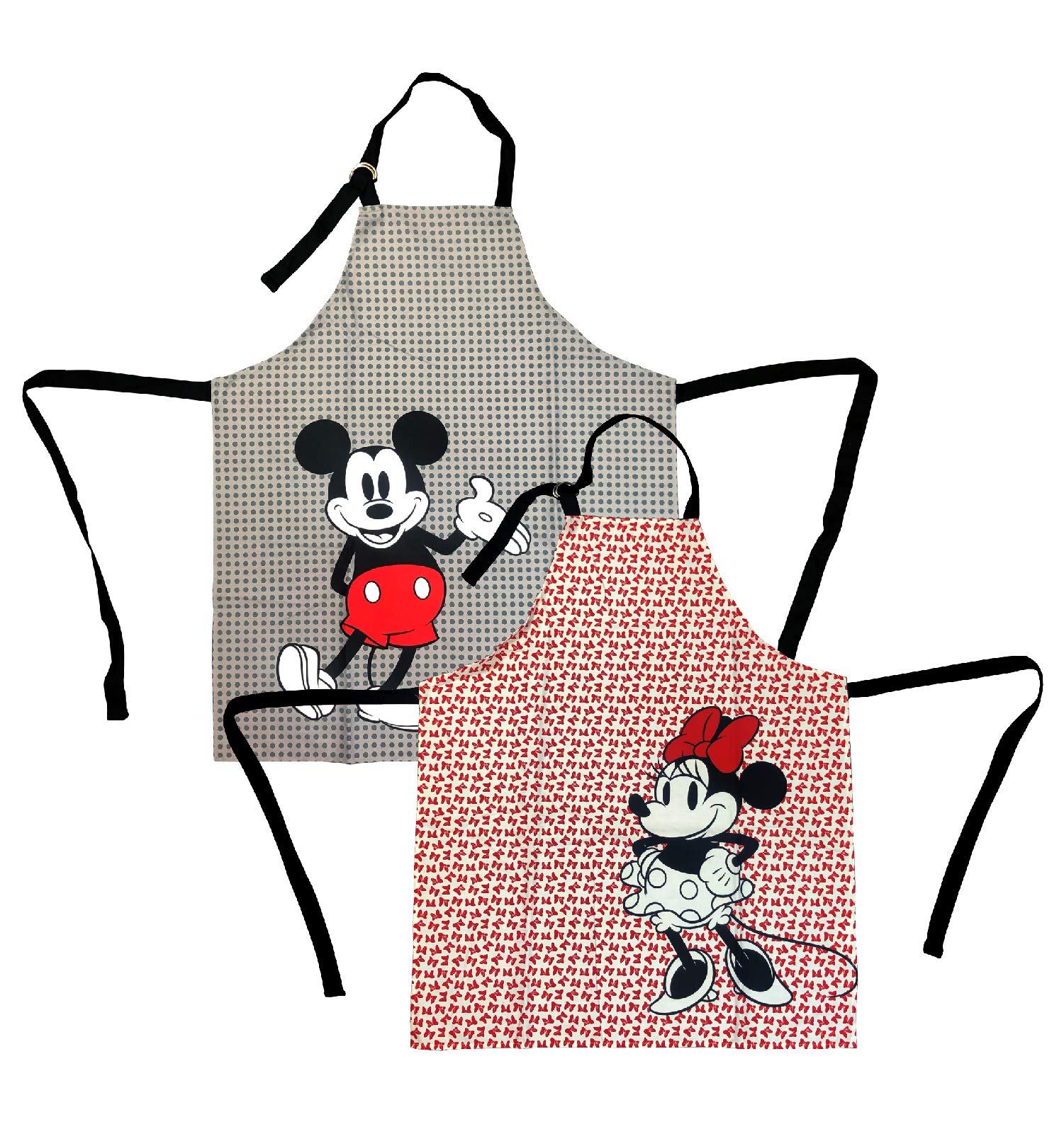 Disney 100% Cotton Kitchen Cooking Apron - Durable Lightweight Chef Apron for Baking, Grilling & Cooking - Perfect for Home Chefs & Culinary Enthusiasts