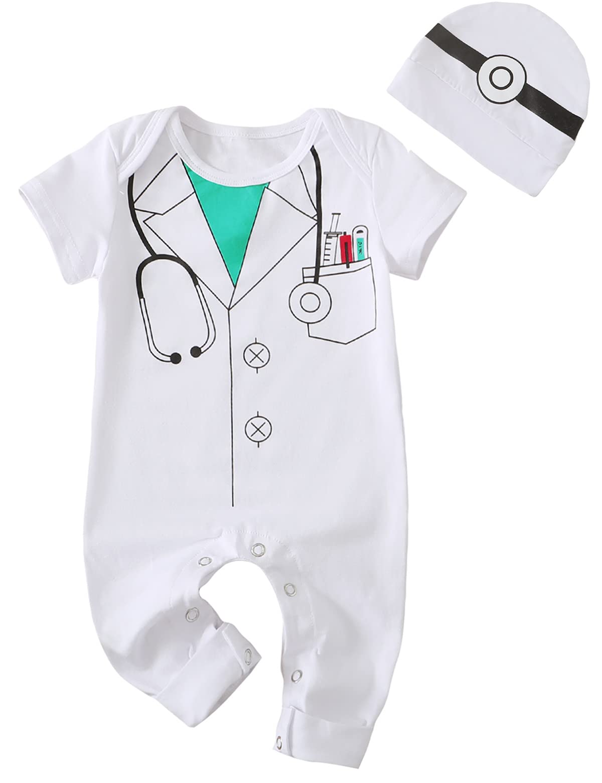 Adorable Newborn Baby Boy Halloween Costume Outfit - Cute Uniform Romper Clothes for Infants | Perfect for Trick-or-Treating, Photo Shoots & Holiday Parties