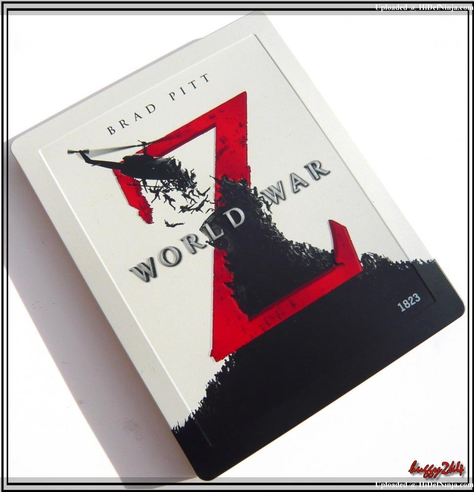 World War Z Blu-ray Steelbook Limited Edition - UK Import [Exclusive Collectible for Movie Fans] - Perfect for Home Theater & Gift Giving