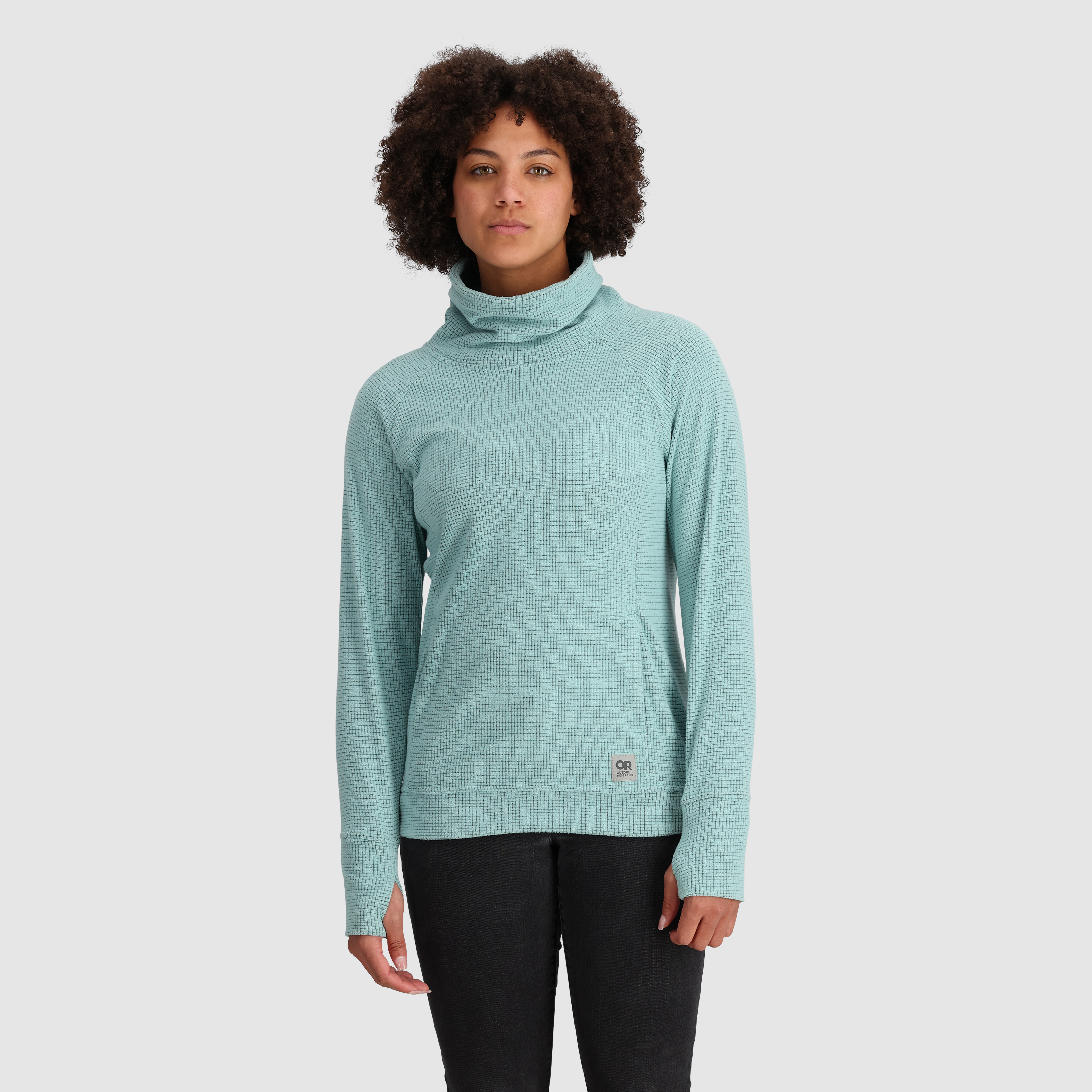 Women's Trail Mix Cowl Pullover Sweater - Cozy Winter Knit Top for Hiking & Outdoor Activities - Final Sale