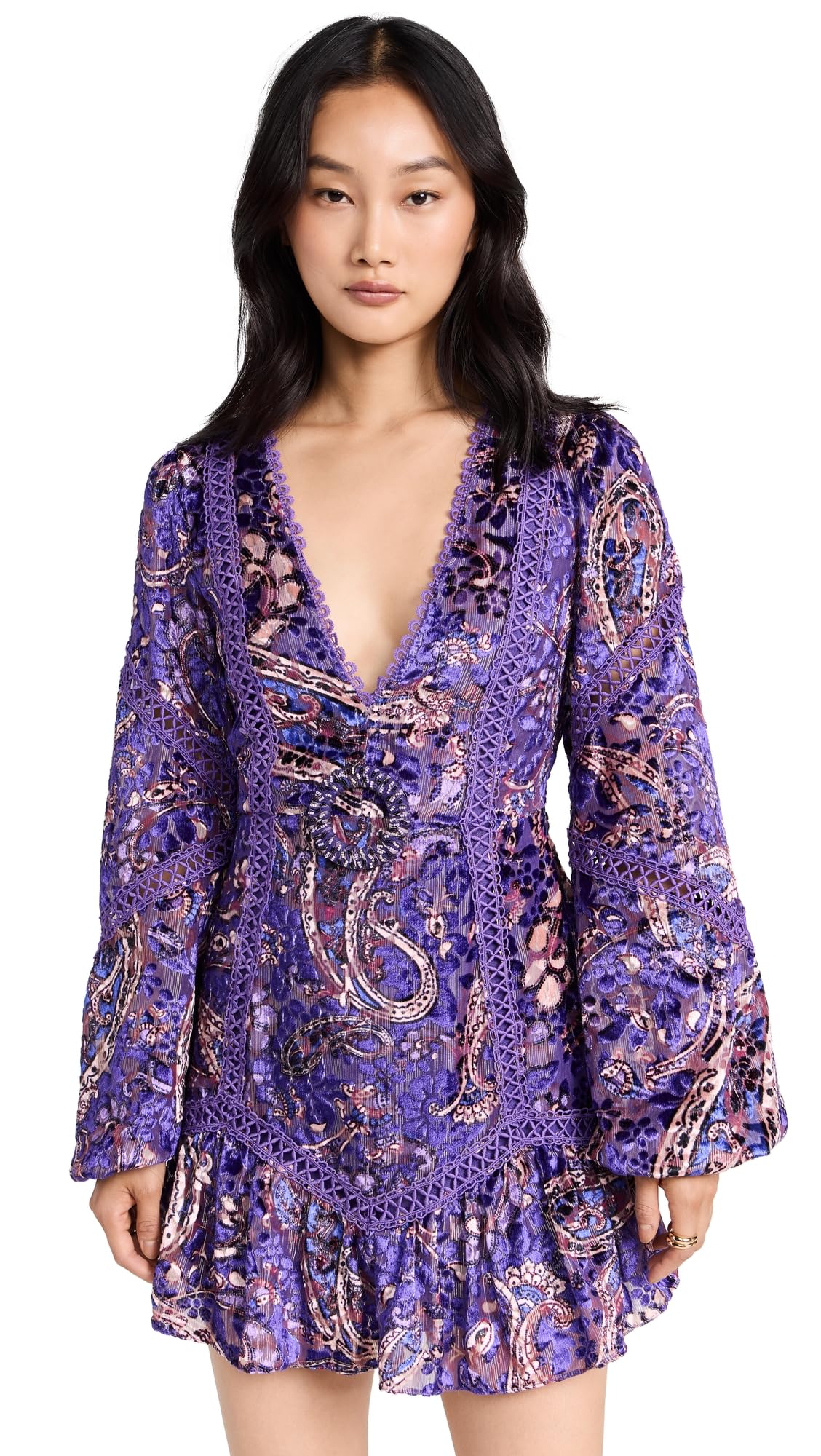 Women's Viha Short Sleeve Summer Dress - Flowy Casual Mini Dress for Women, Perfect for Beach, Party & Everyday Wear
