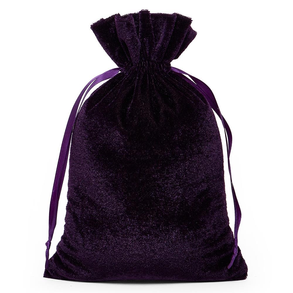 Velvet Drawstring Pouch for Jewelry & Gifts - 6 Inch - Perfect for Storage & Display