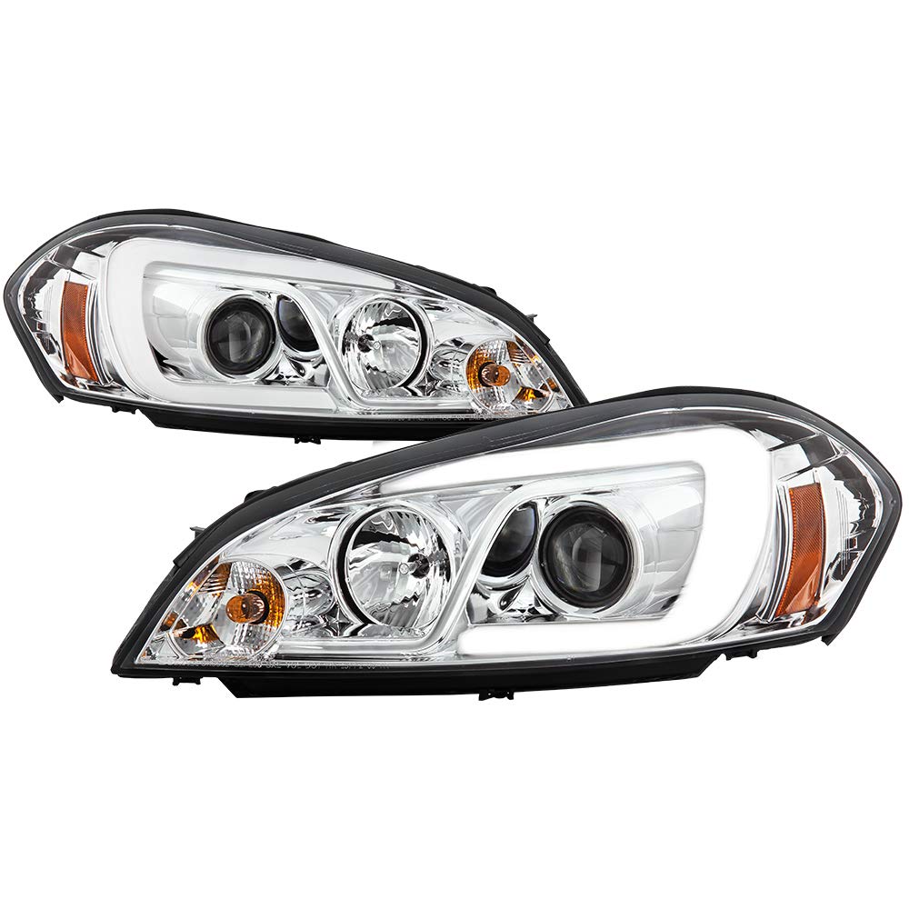 06-13 Chevy Impala & 06-07 Monte Carlo LED Light Bar Headlights - Bright DRL Daytime Running Lights for Enhanced Visibility & Style | Perfect for Night Driving, Off-Roading & Car Customization
