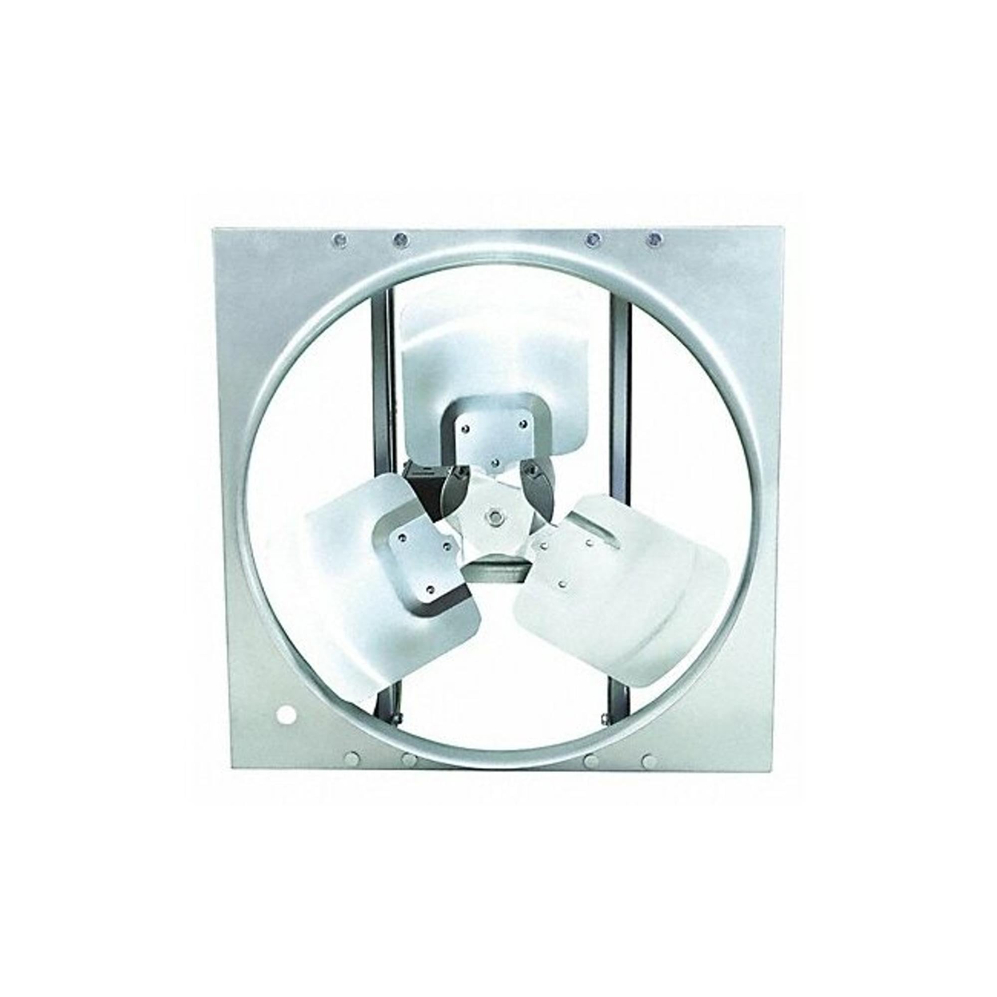24 Inch Exhaust Fan - 115V/230V Dual Voltage for Kitchen, Bathroom & Commercial Ventilation