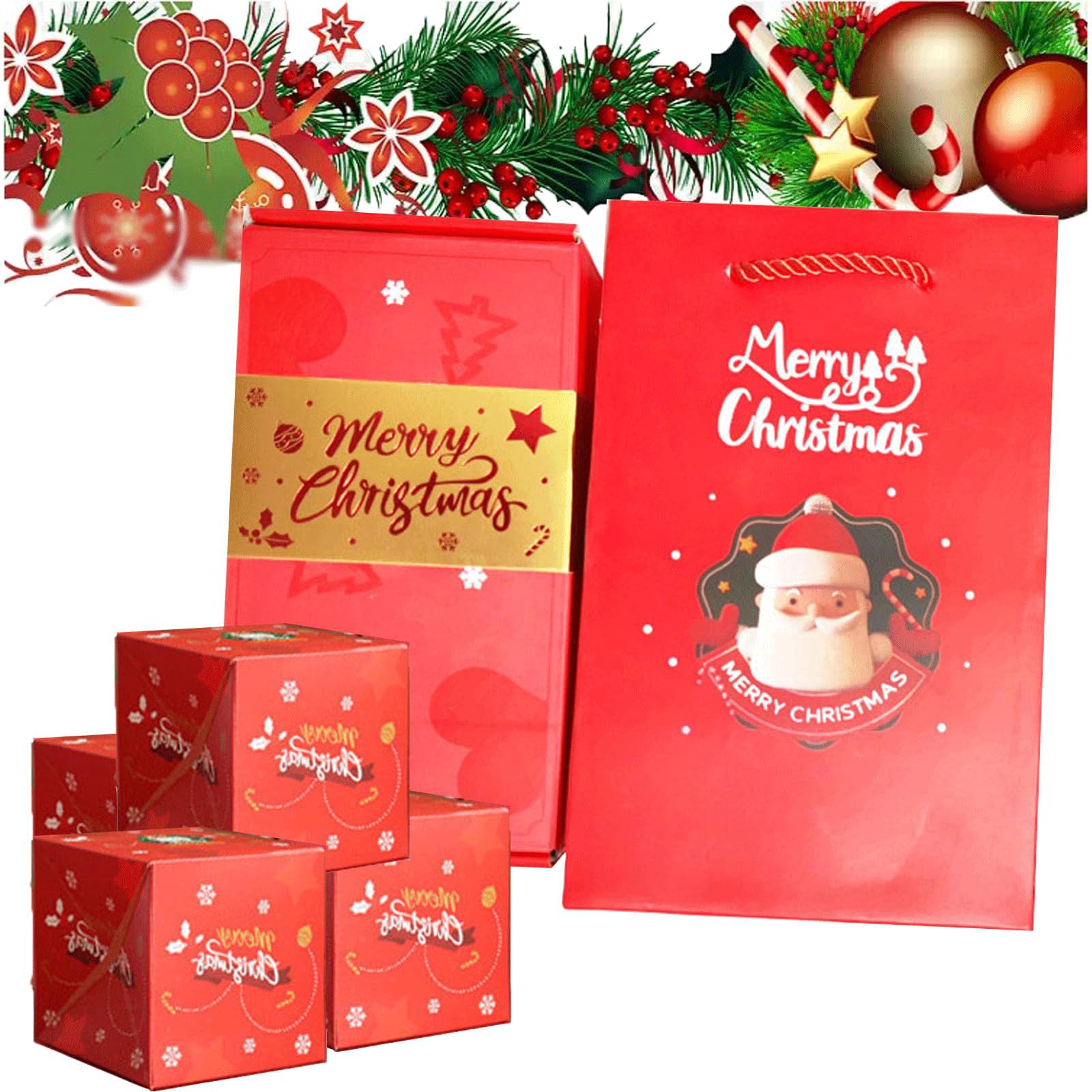 Funoio Surprise Gift Box 2024 - Money Explosion Box for Birthday, Anniversary, Valentine's Day & Proposal - 10-Page Red Gift Box for Mom, Wife & Loved Ones (Perfect for Romantic Surprises & Special Occasions)