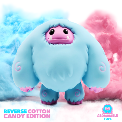 Abominable Toys Chomp Reverse Cotton Candy Plush (Limited Edition) - Cute Collectible Stuffed Animal for Kids & Disney Fans