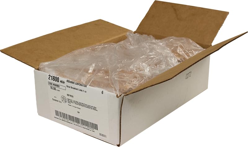 Halal Beef Breakfast Sausage Links - 10 lb Bulk Box - Premium Quality Halal Certified Beef Sausage for Restaurants, Catering & Home Cooking - Perfect for Breakfast, Meal Prep & Protein Diet