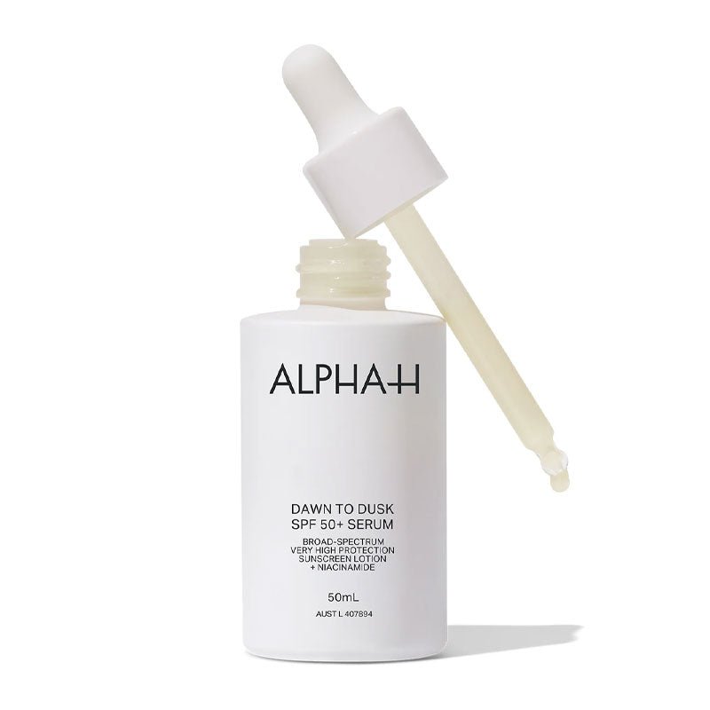 Alpha H Dawn To Dusk SPF 50+ Serum - Anti-Aging Face Serum with Sun Protection - Perfect for Daily Skincare & Outdoor Activities