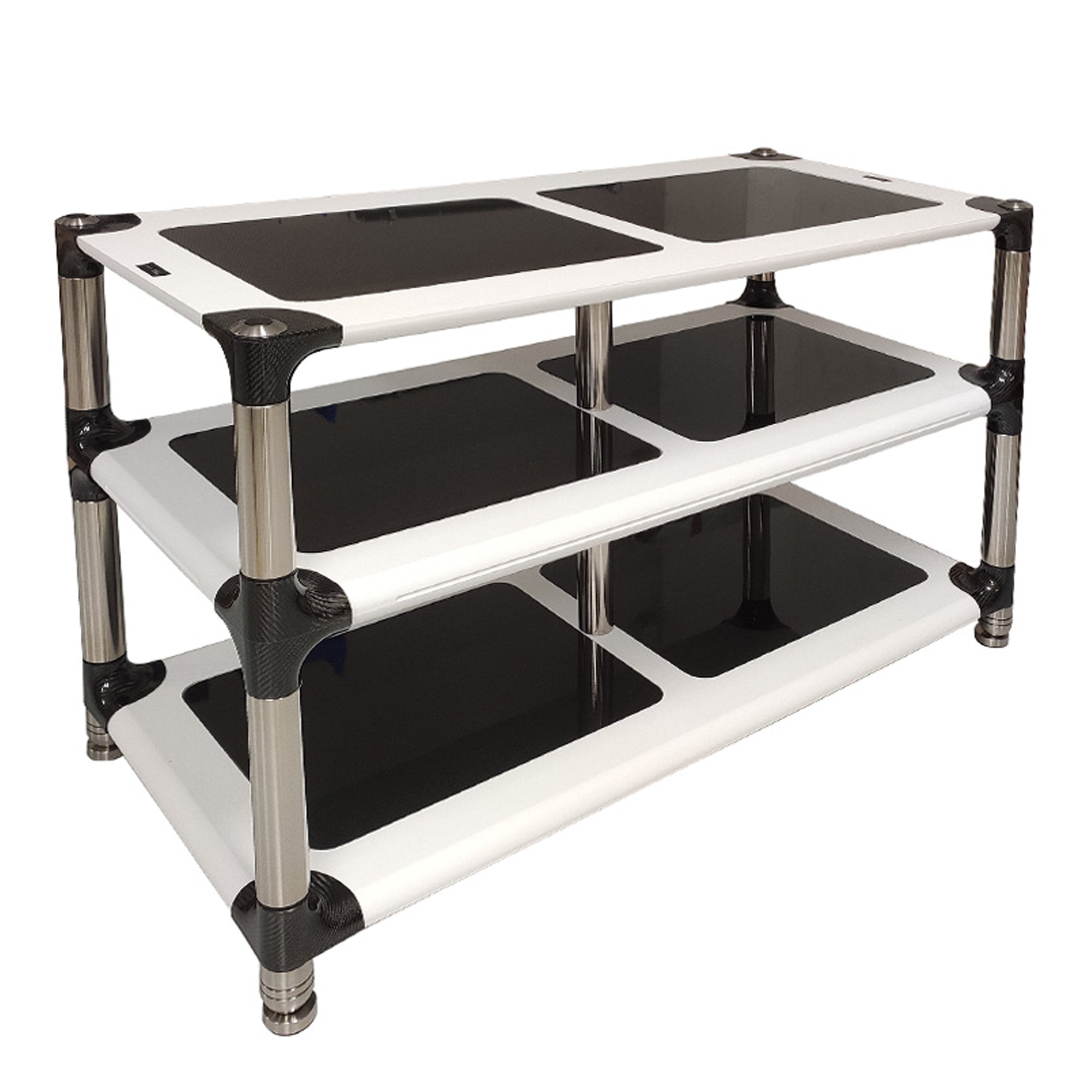 Bassocontinuo F3 AV Rack - Premium Audio Video Equipment Stand for Home Theater & Studio Use