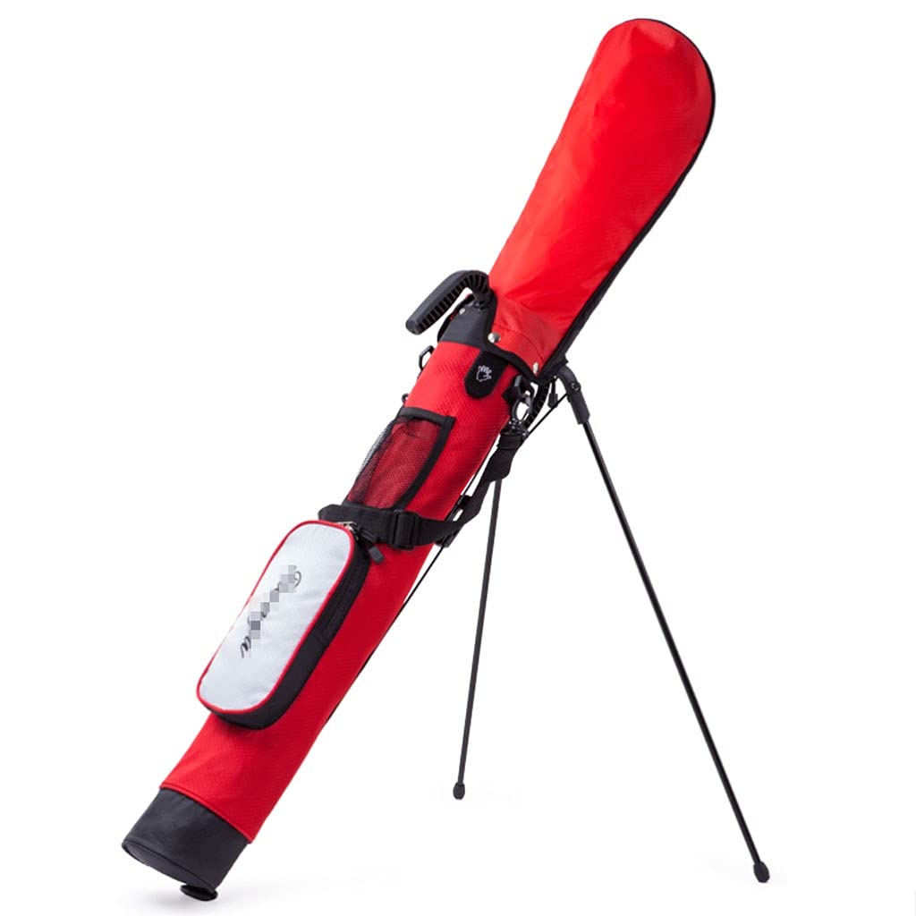 LICHUAN Lightweight Stand Golf Bag - Durable & Thick SND Material for Driving Range & Executive Courses - Perfect Golf Accessories (Color: Red) | Ideal for Practice, Tournaments & Casual Golfing