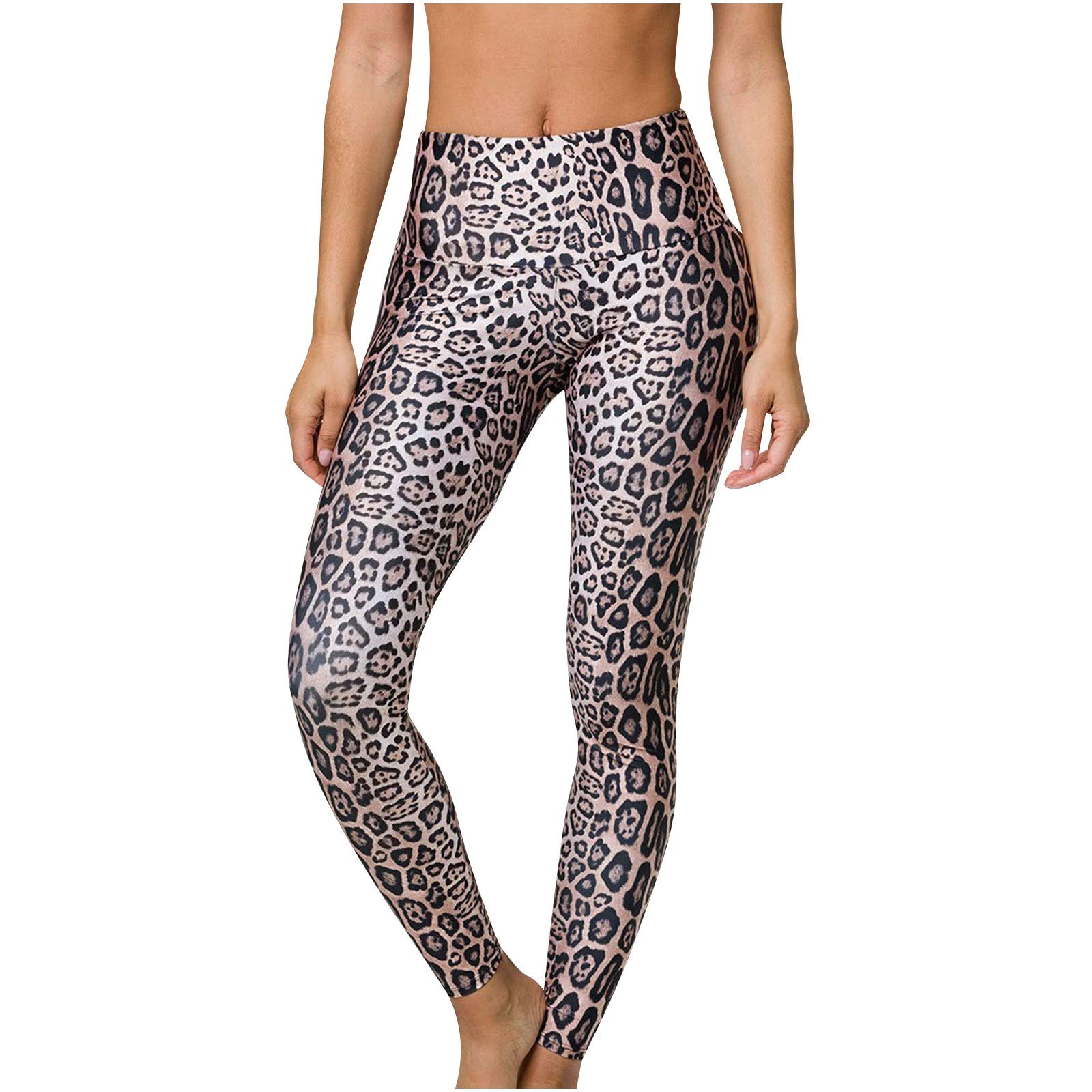Women's High Waisted Yoga Pants - Tummy Control Workout Leggings for Running, Fitness & Training - Floral Print Sports Pants for Gym, Yoga & Active Lifestyle