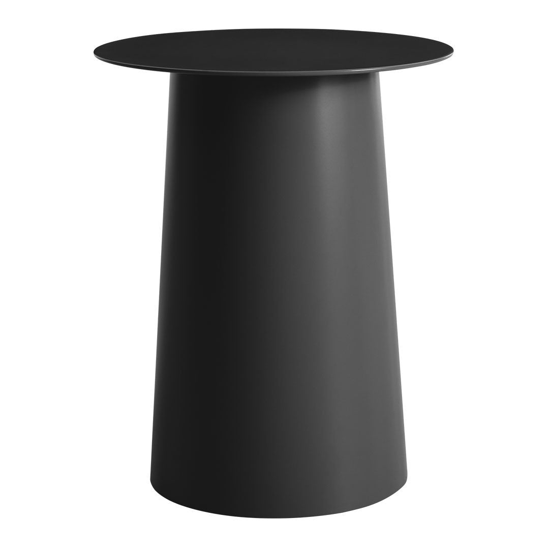 Modern Circular Tall Side Table - Stylish End Table for Living Room, Bedroom & Office - Perfect for Lamps, Books & Decor