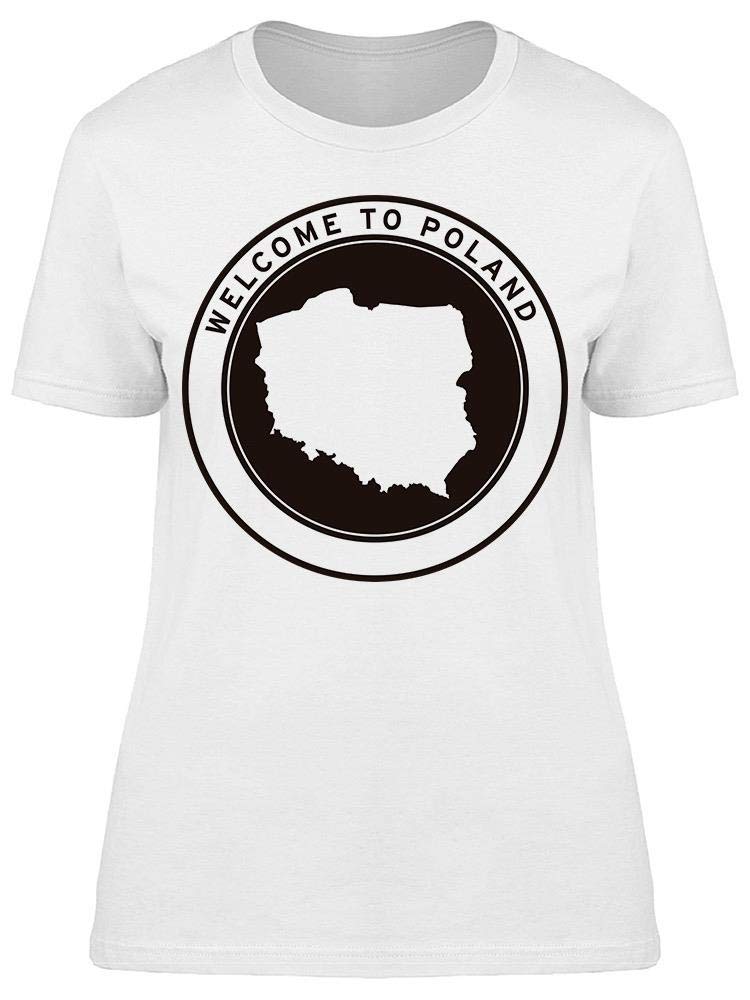 Smartprints Welcome to Poland Women's T-Shirt - Comfortable & Stylish Travel Tee for Vacation, Gifts & Casual Wear