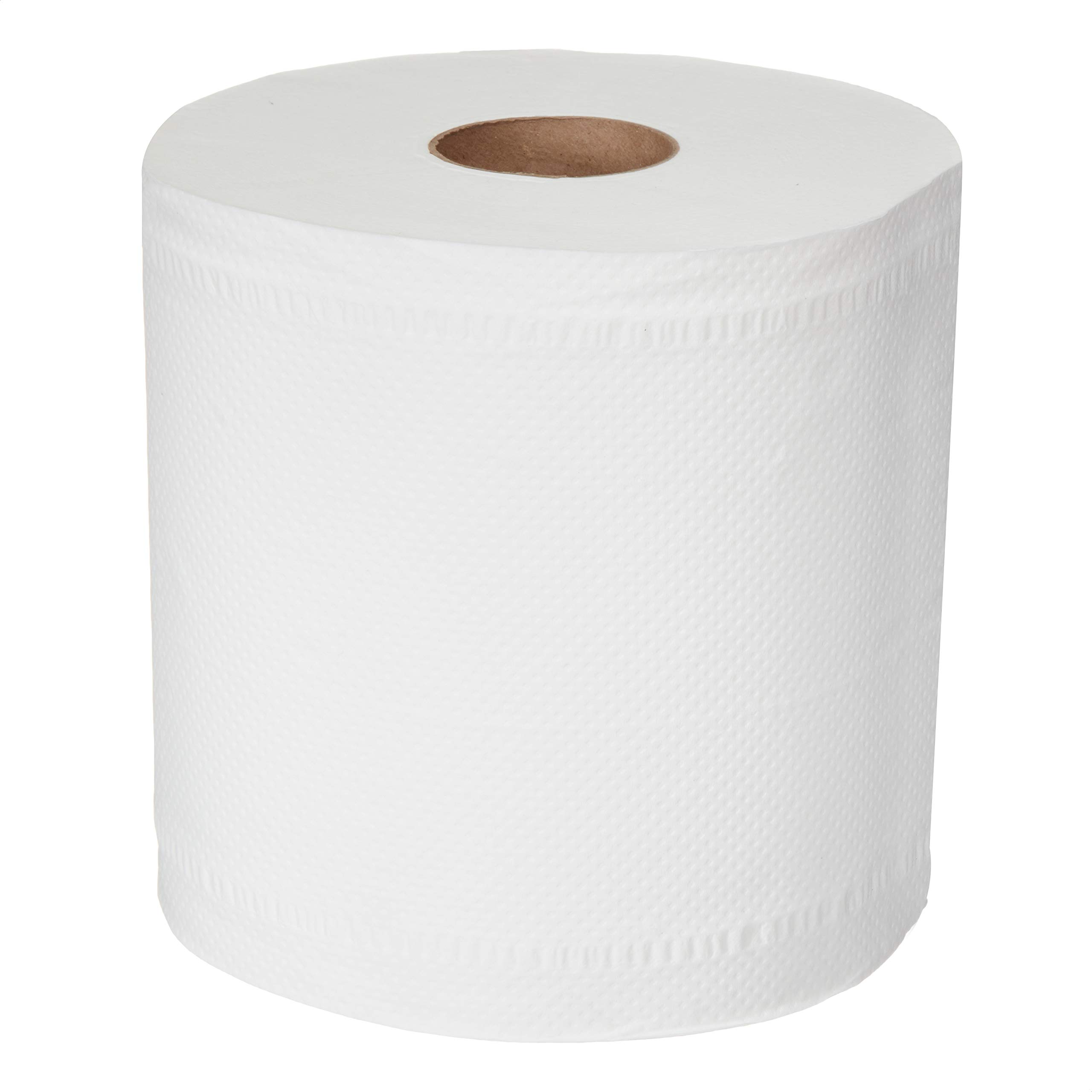 AmazonCommercial 2-Ply White 7.6' Center Pull Paper Towels - Bulk Business Hand Towels (6 Rolls, 600 Sheets/Roll) | FSC Certified | Compatible with Universal Dispensers | Ideal for Restaurants, Offices & Commercial Kitchens