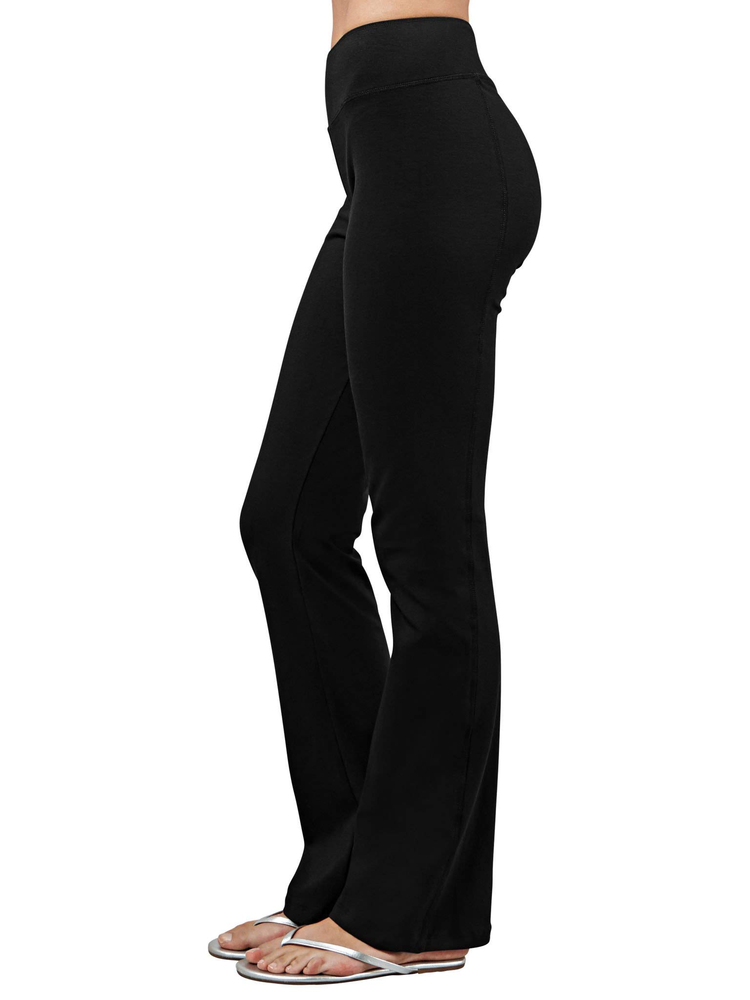 Organic Cotton Baby Bootcut Yoga Pants for Girls & Boys - Soft & Comfortable Casual Pants for Playtime, Yoga & Everyday Wear - Blue Canoe