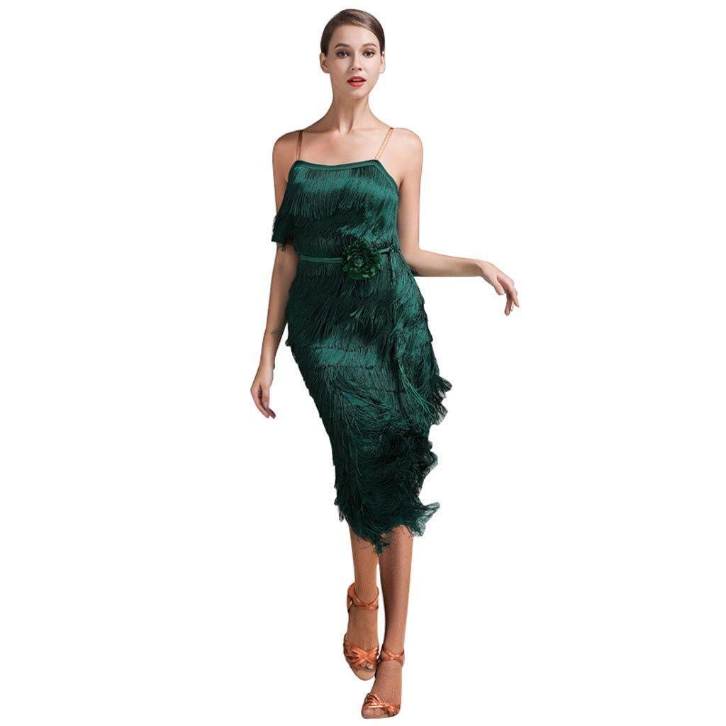 Elegant Prom Dance Dress for Women - Tango & Latin Party Gown in Milk Silk Fabric (Blue, Size XXL) - Perfect for Homecoming, Ballroom, and Evening Events