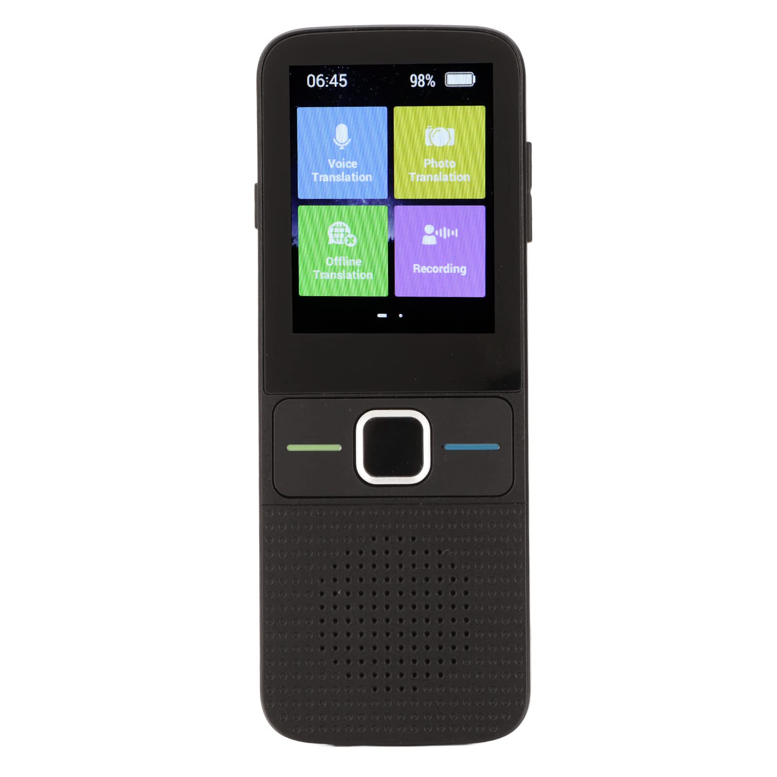 137 Languages Smart Voice Translator Device - Real-Time Two-Way WiFi Translator for Learning, Business & Travel (Black) | Perfect for International Meetings, Language Study & Overseas Trips